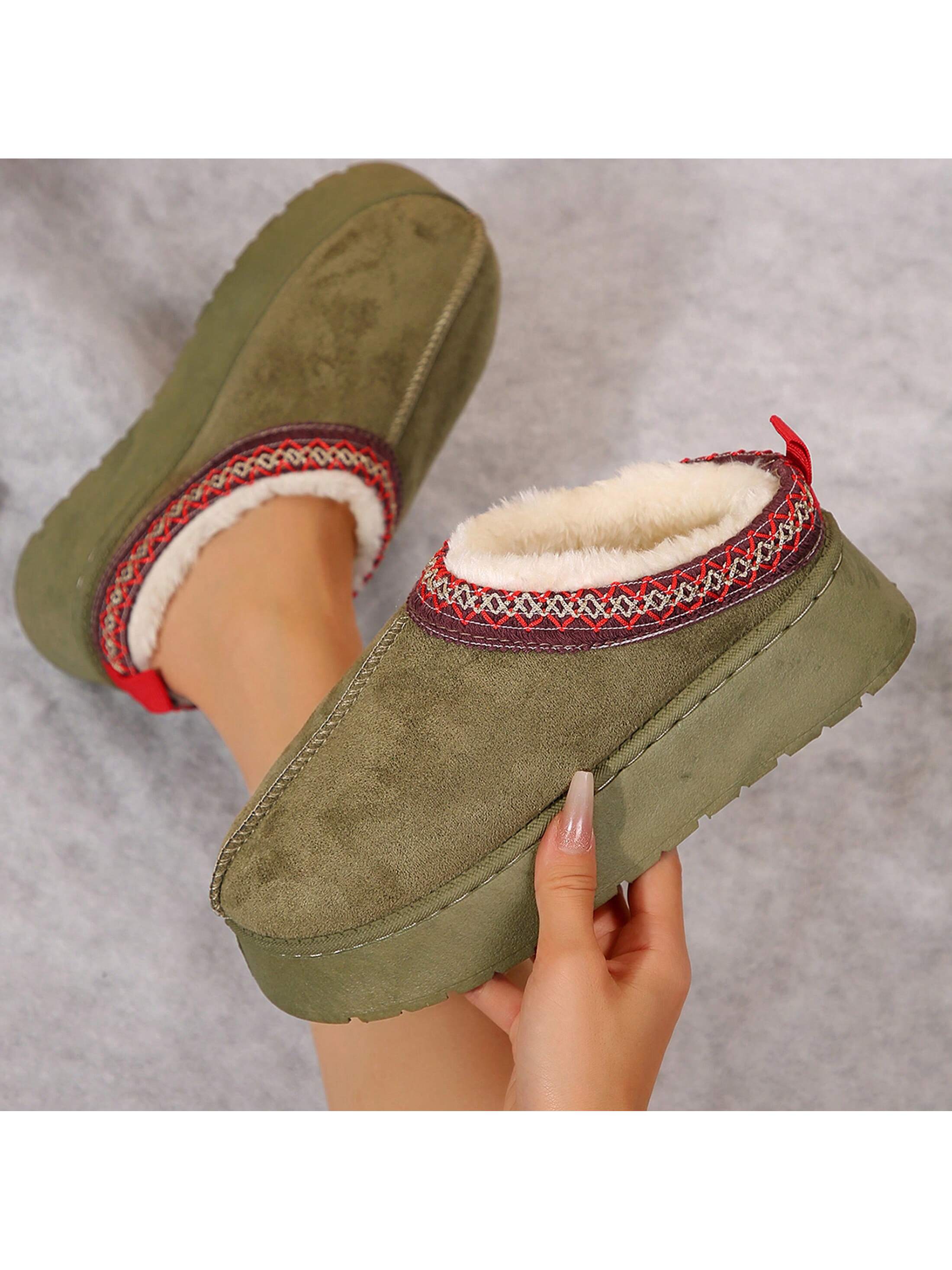 In Khaki Women Home Slippers