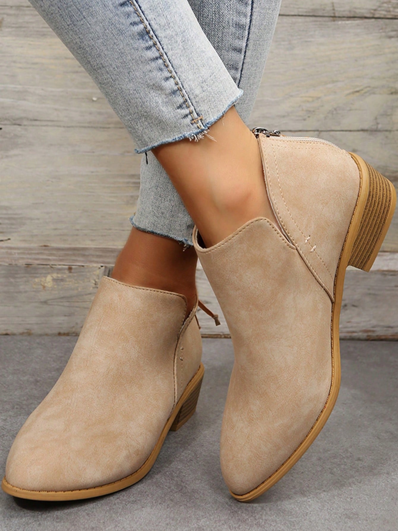 In Khaki Women Ankle Boots & Booties