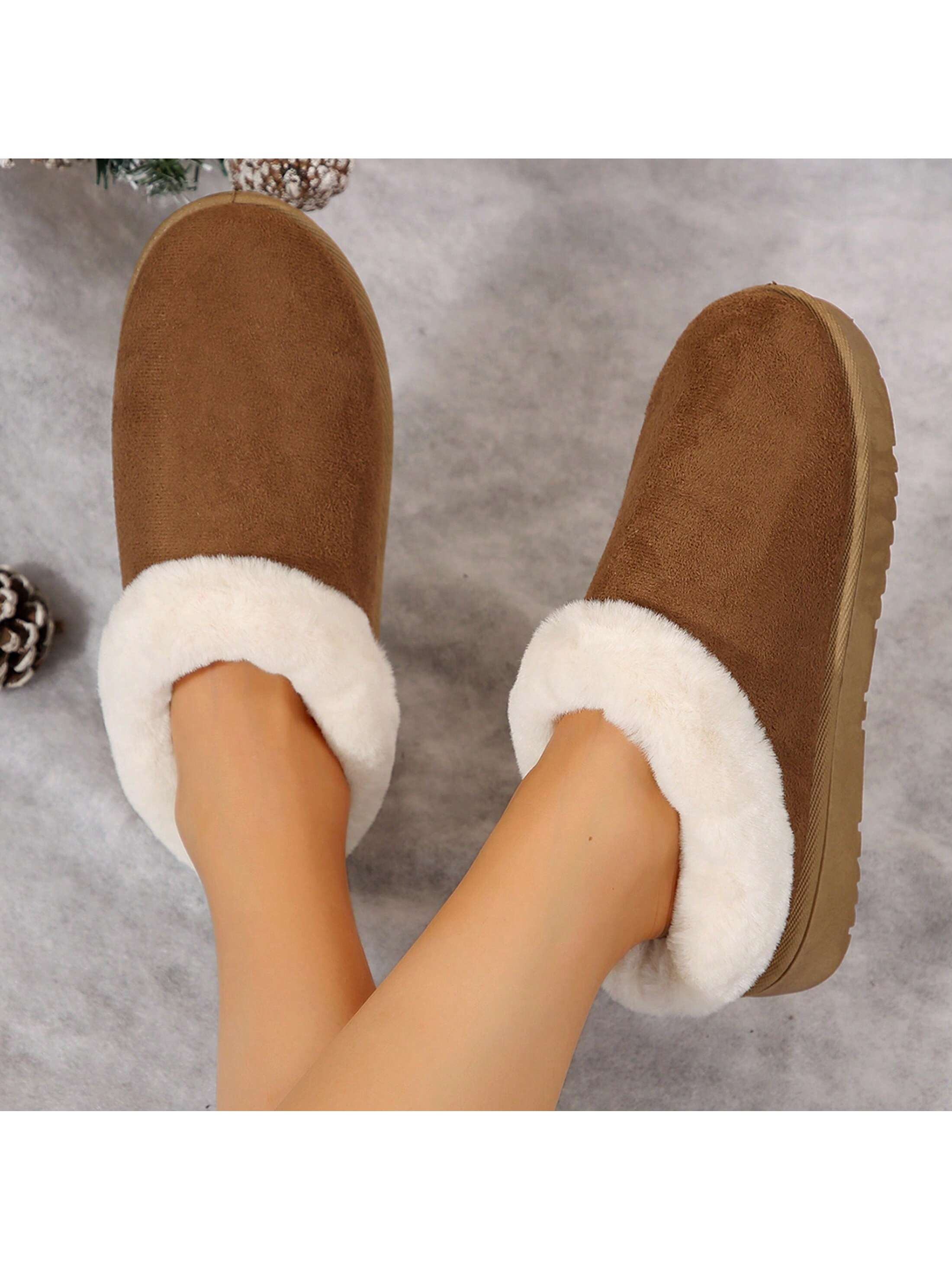 In Khaki Women Home Slippers