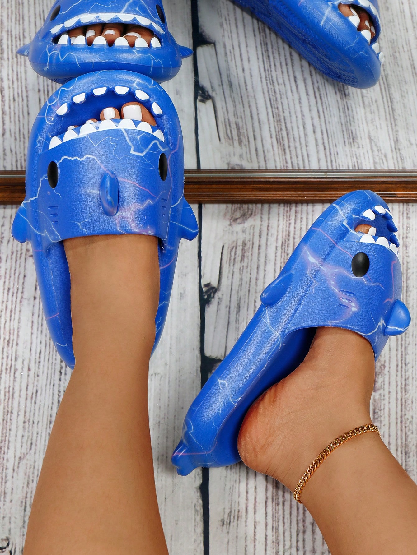 In Blue Women Slippers