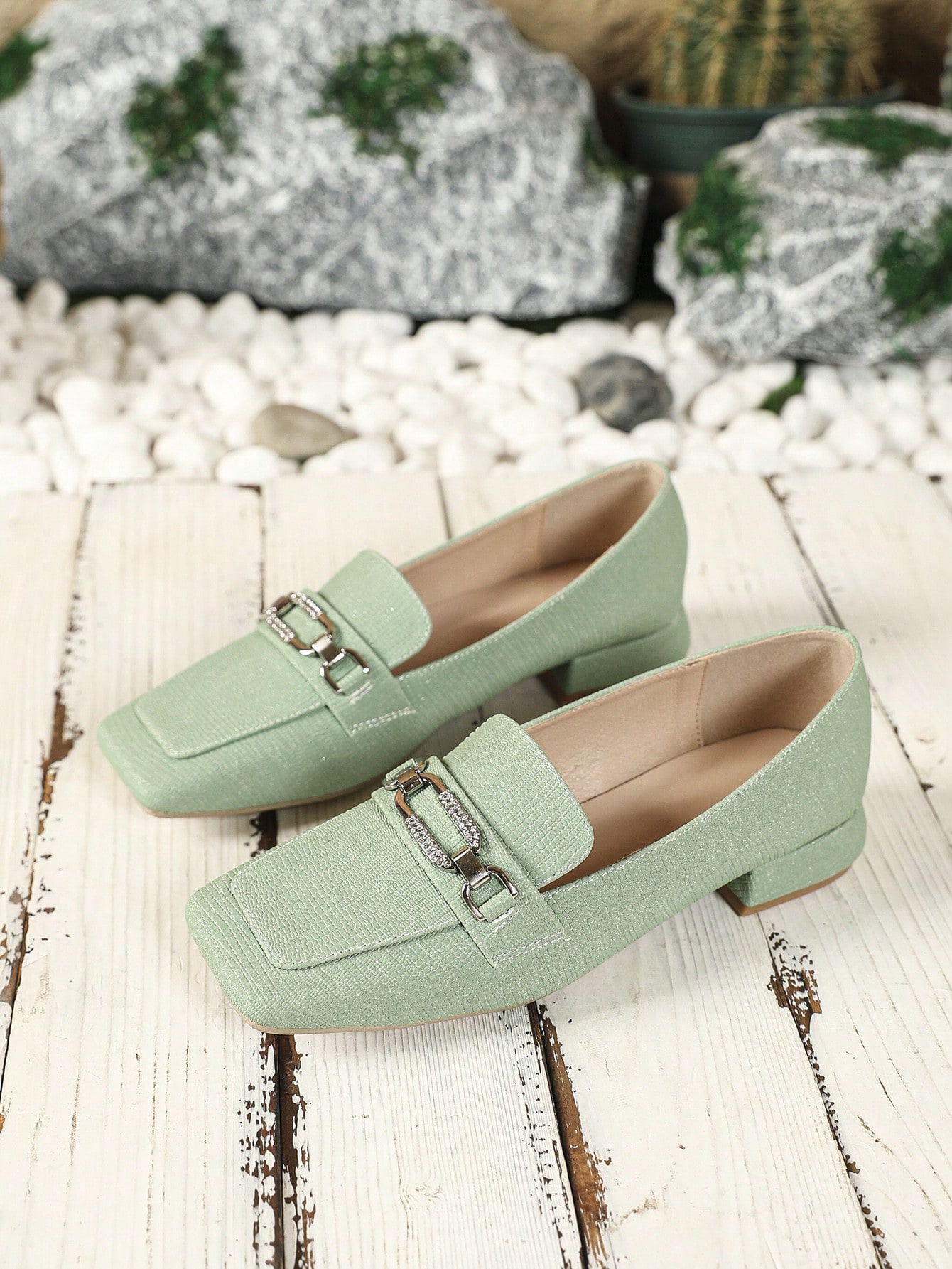 In Mint Green Women Shoes