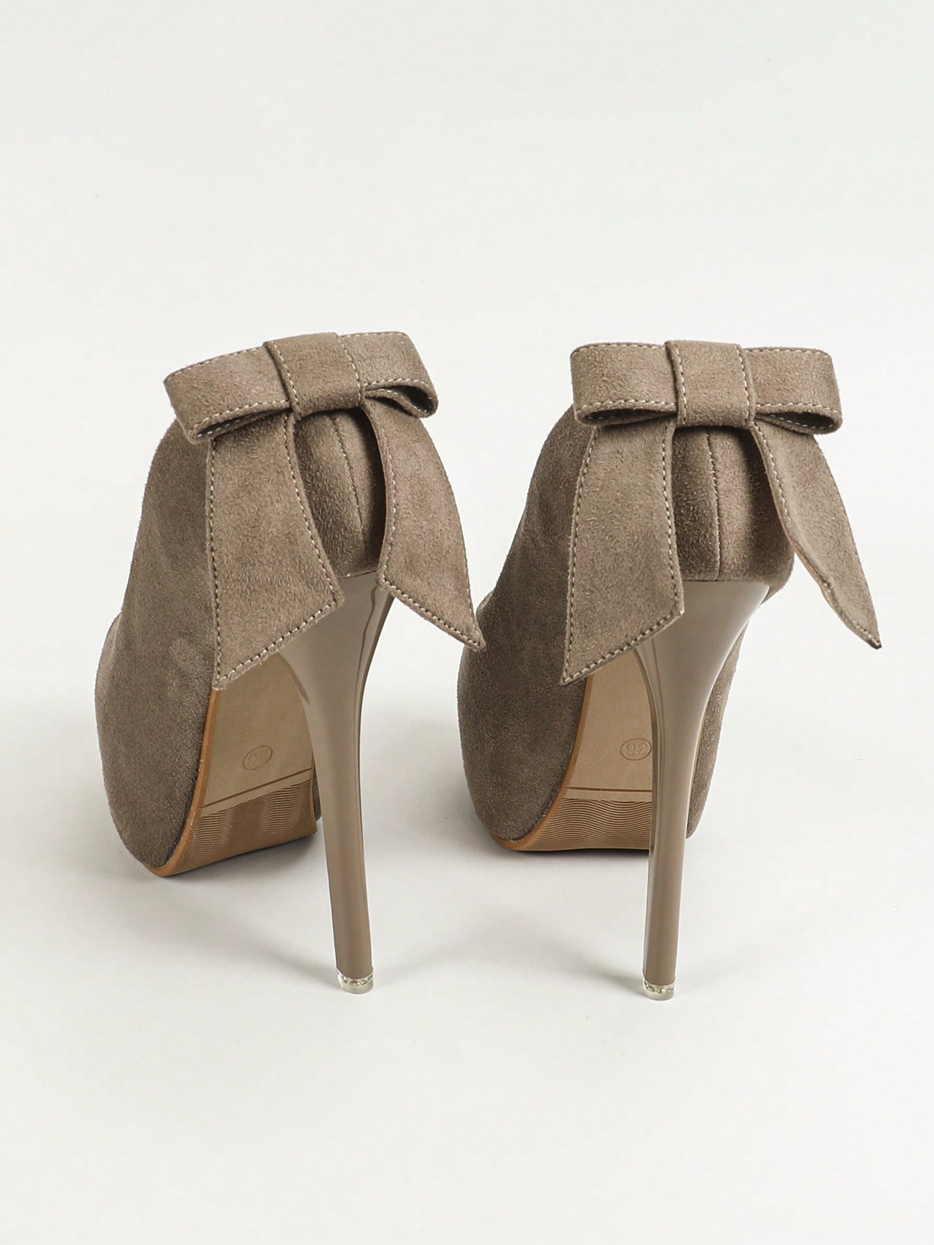 In Khaki Women Heeled Sandals