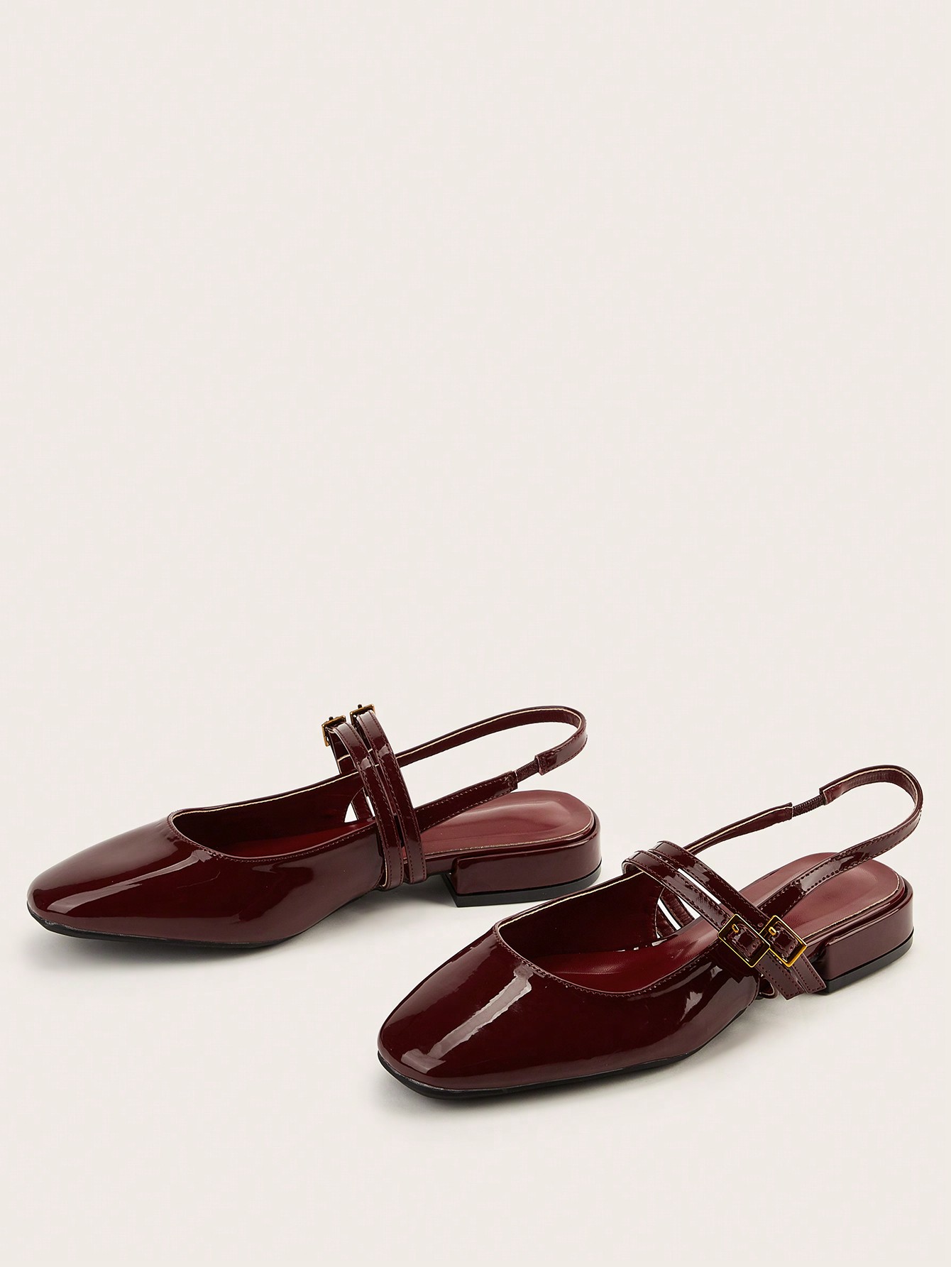 In Burgundy Women Shoes