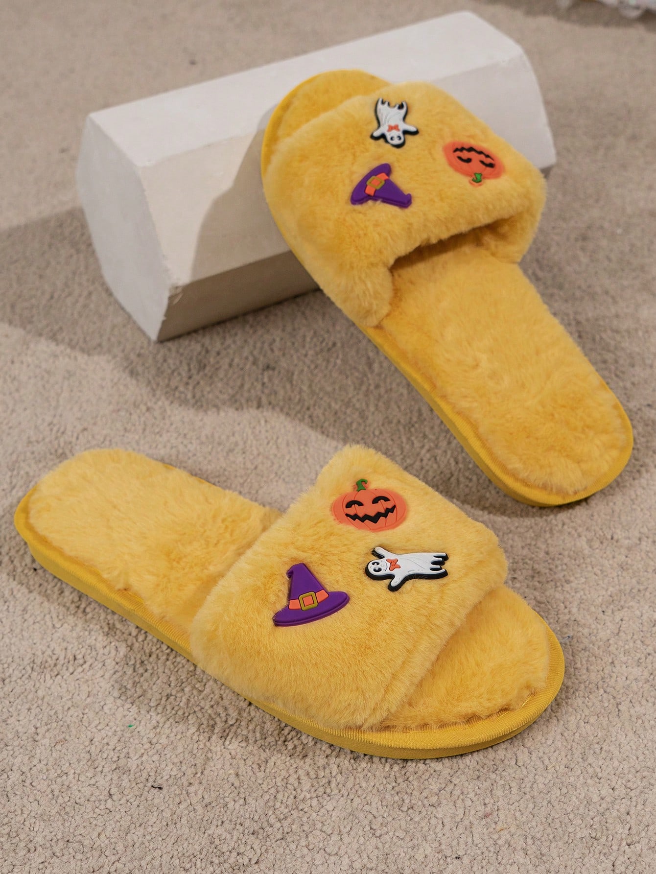 In Yellow Women Home Slippers