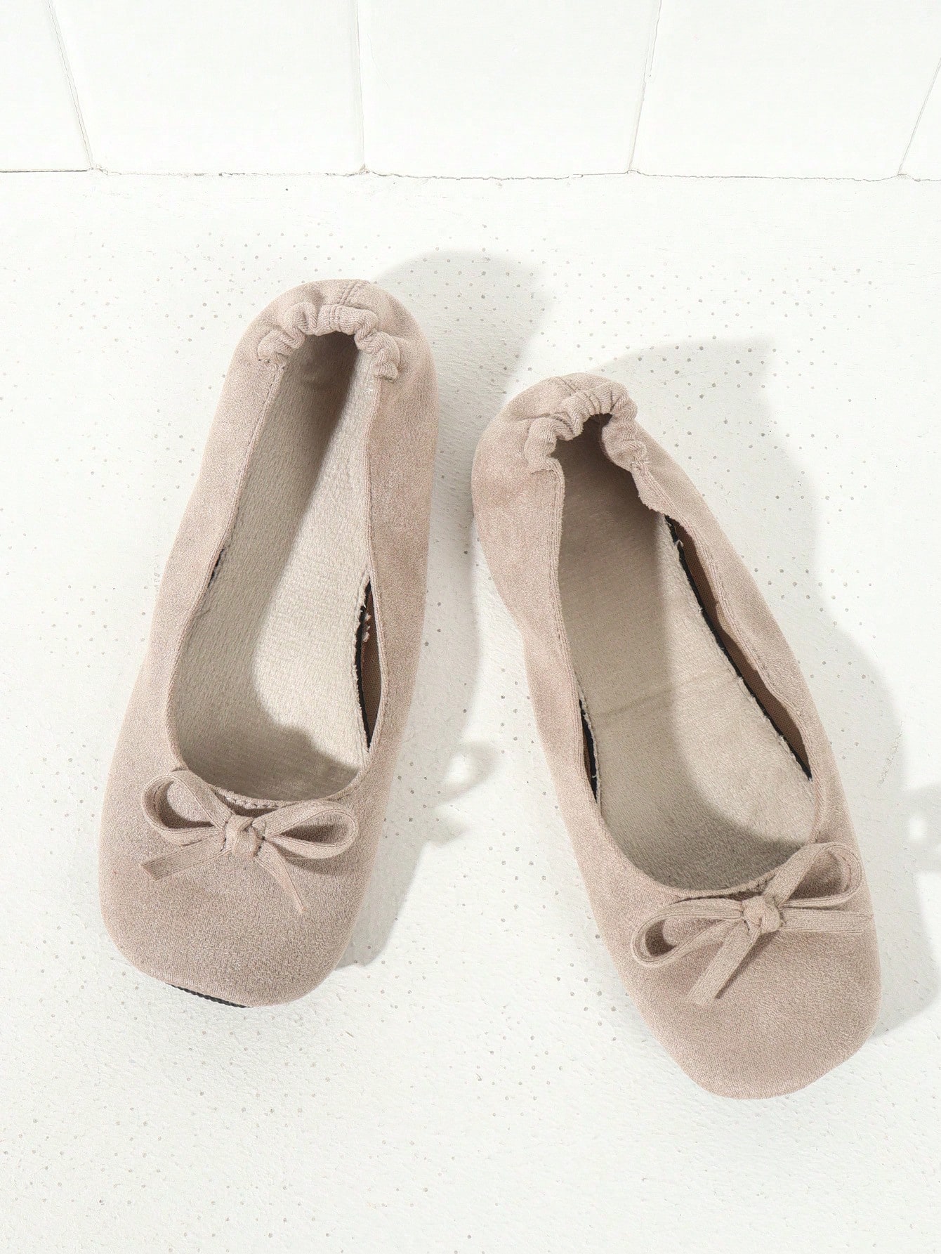 In Beige Women Flats