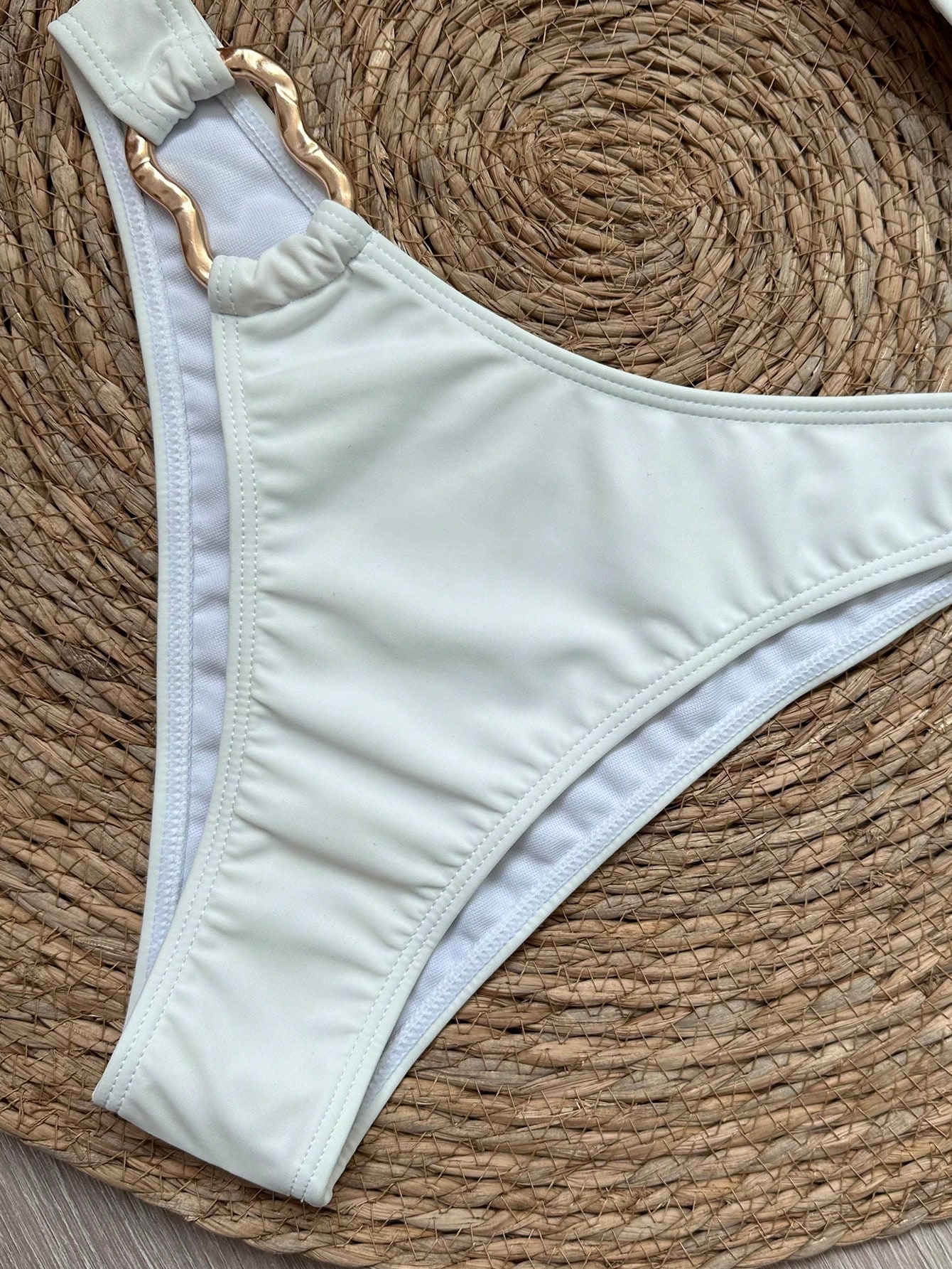 In White Women Bikini Sets