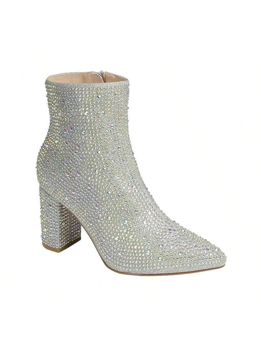 In Silver Women Ankle Boots & Booties