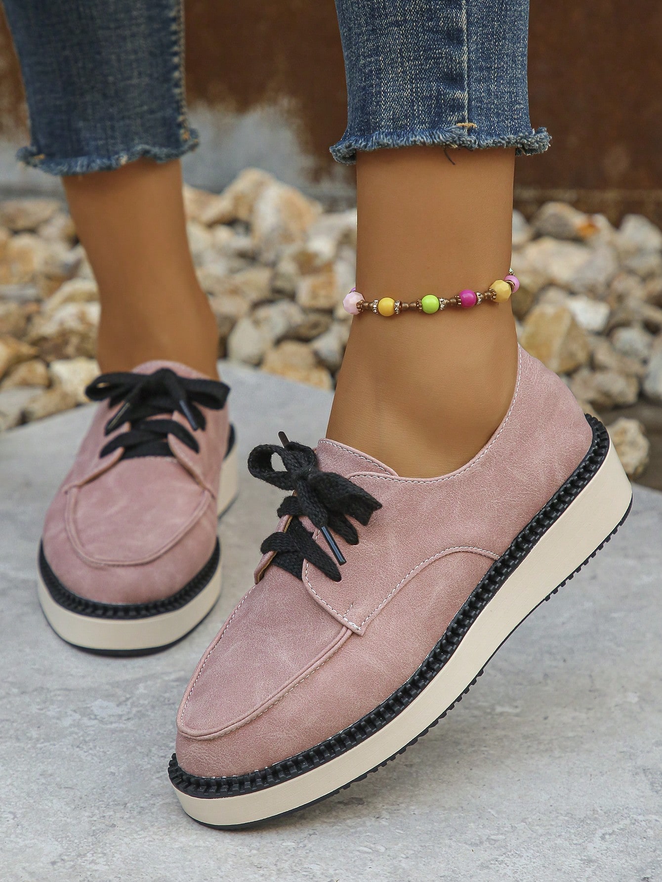 In Pink Women Wedges & Flatform