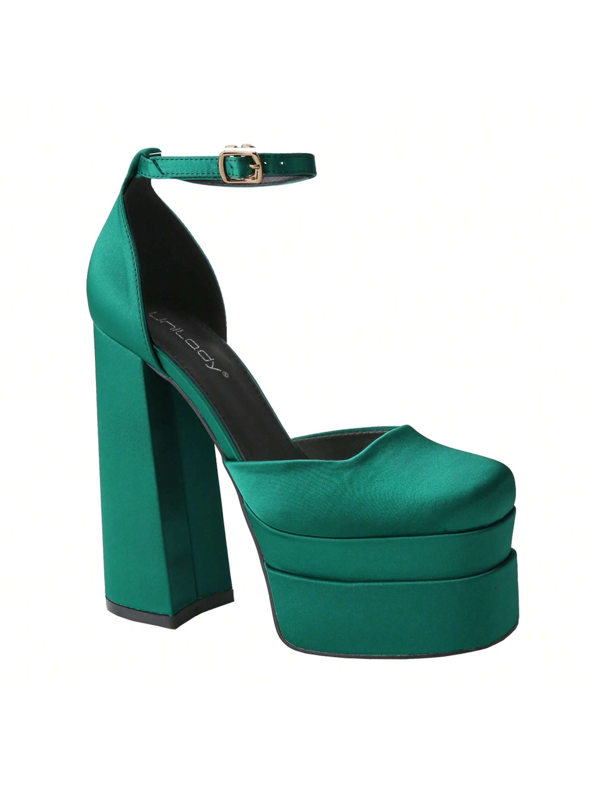 In Green Women Pumps