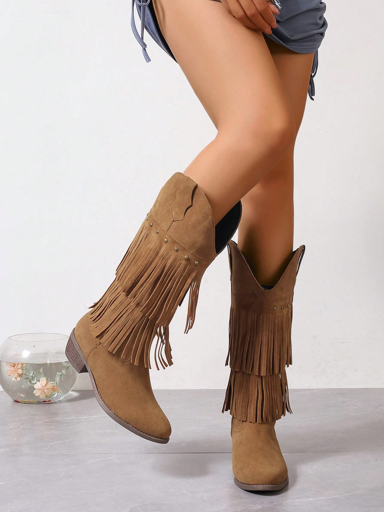 In Camel Women Fashion Boots