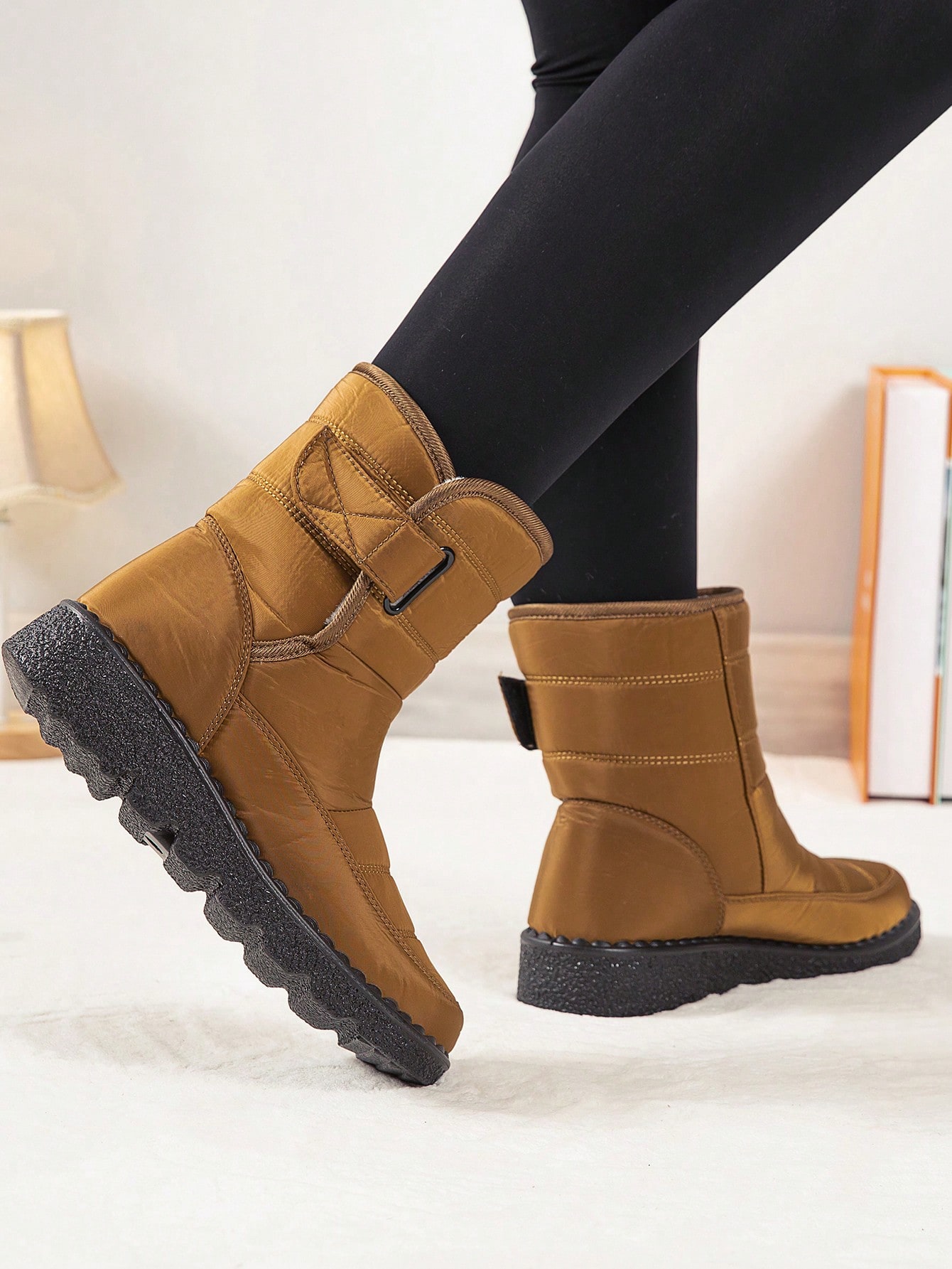 In Khaki Women Fashion Boots