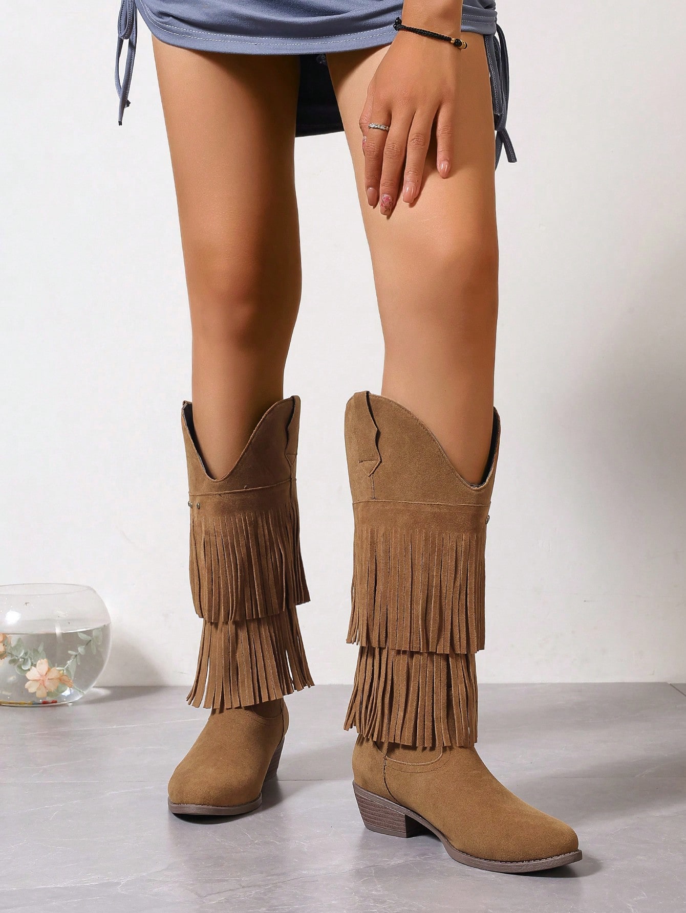 In Camel Women Fashion Boots