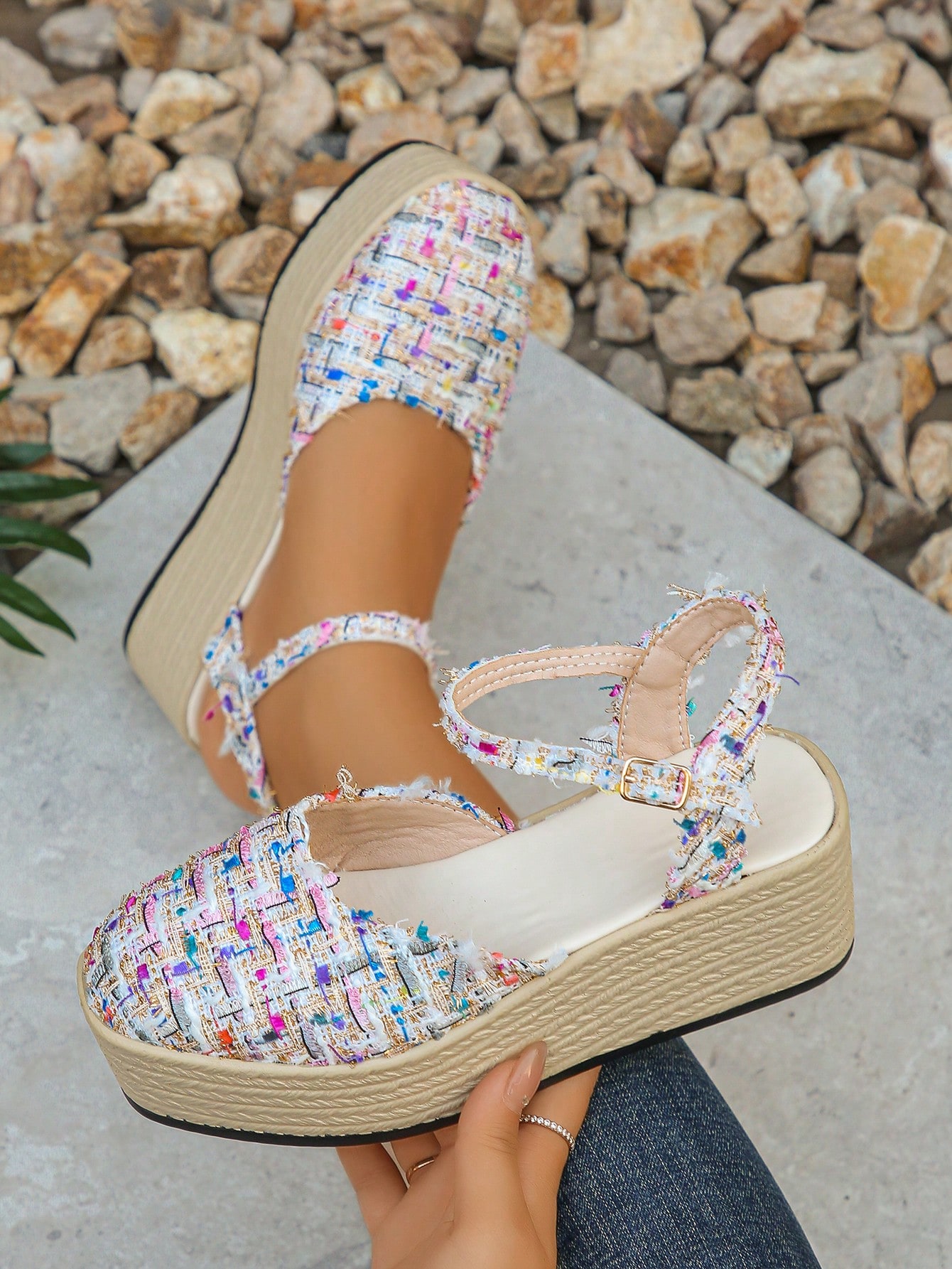 In Multicolor Women Wedges & Flatform