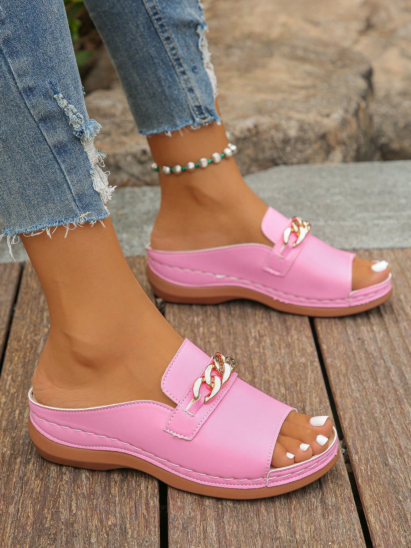 In Pink Women Platforms & Wedge Sandals