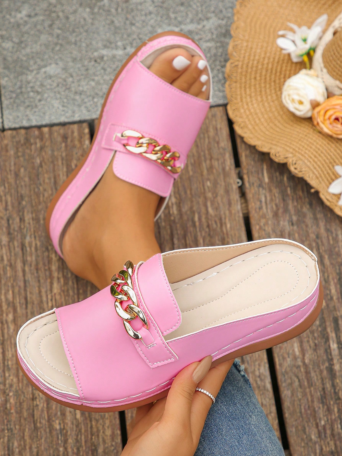 In Pink Women Platforms & Wedge Sandals