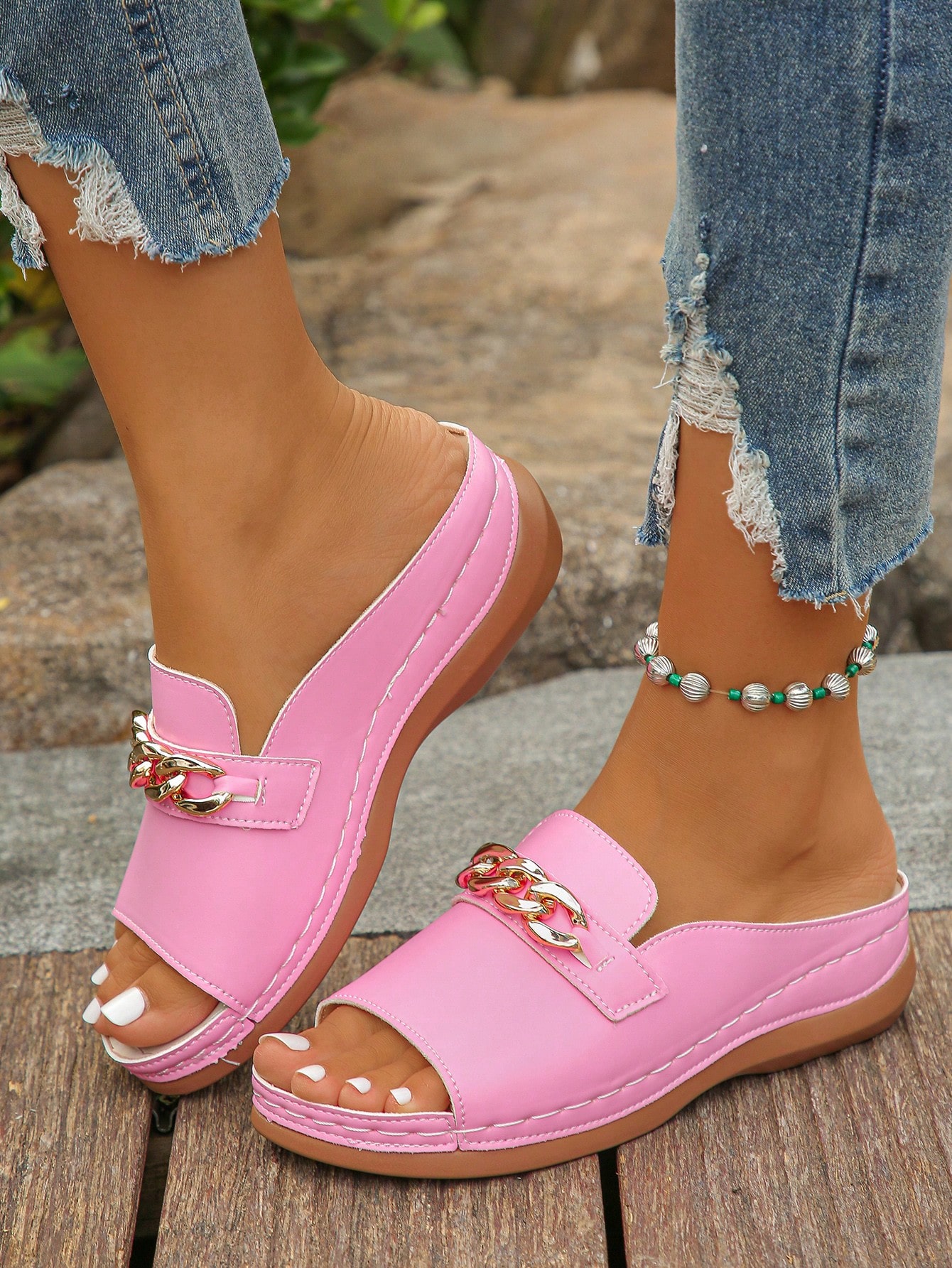 In Pink Women Platforms & Wedge Sandals