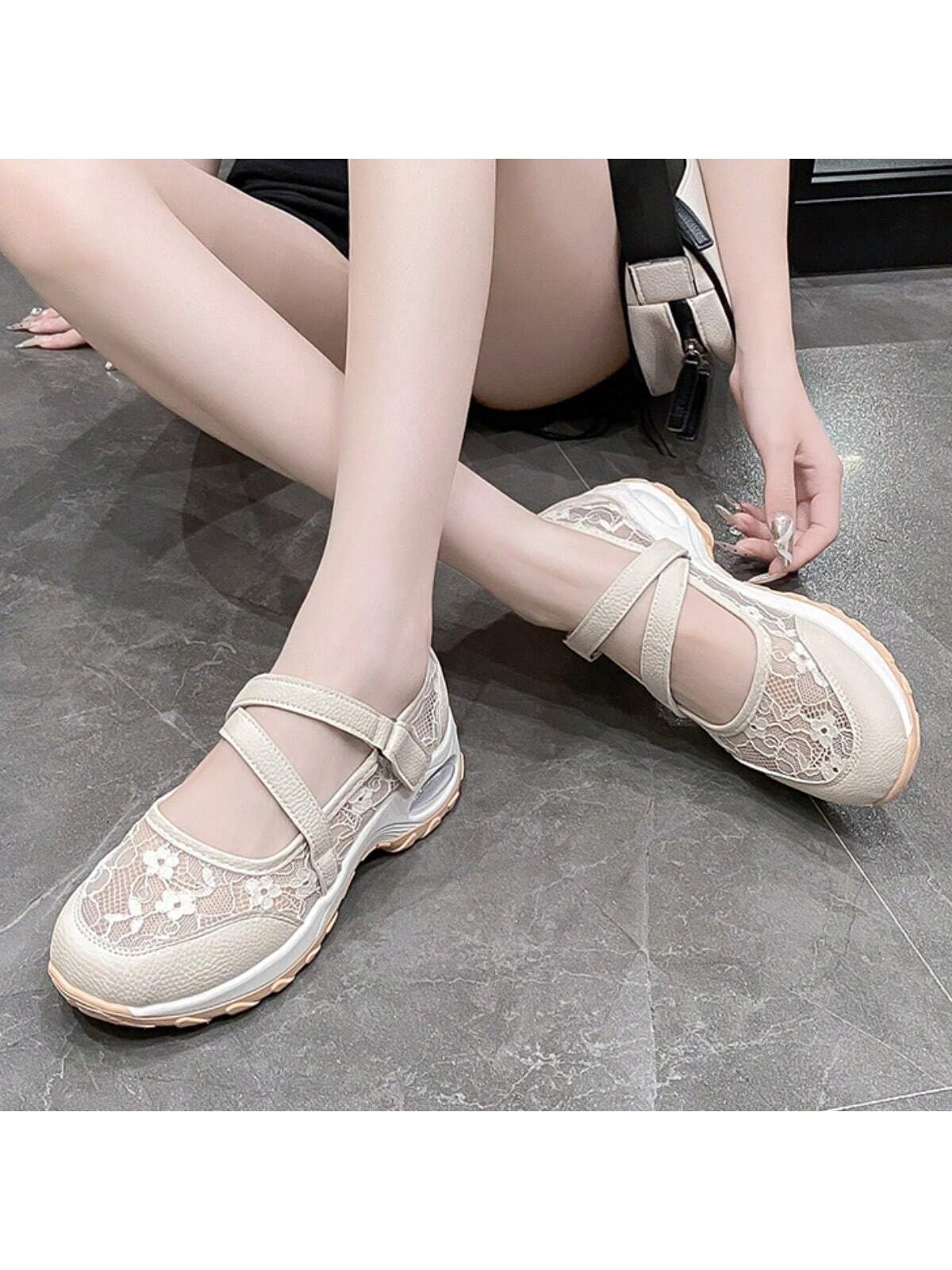 In Beige Women Wedges & Flatform