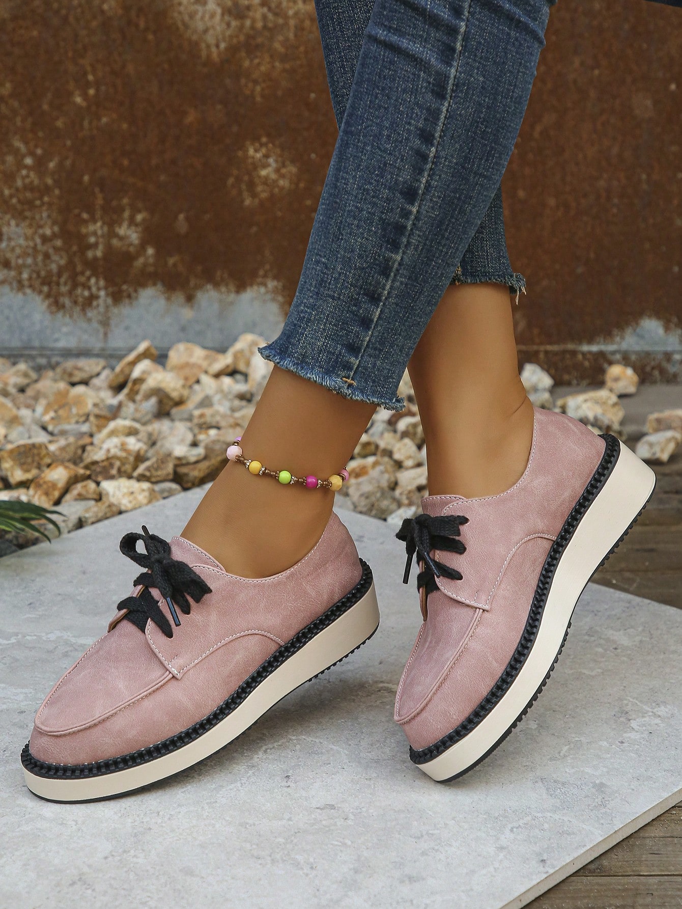 In Pink Women Wedges & Flatform