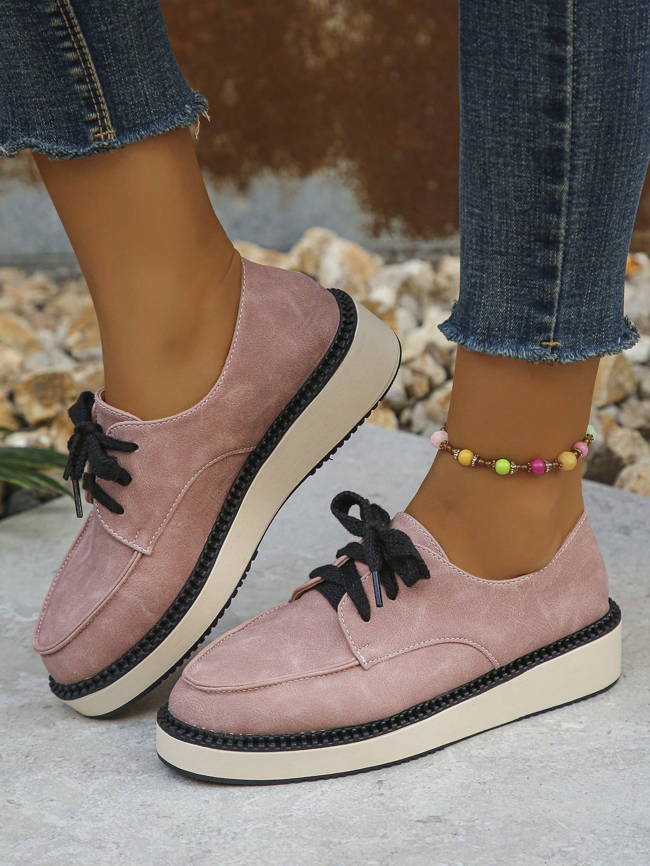 In Pink Women Wedges & Flatform