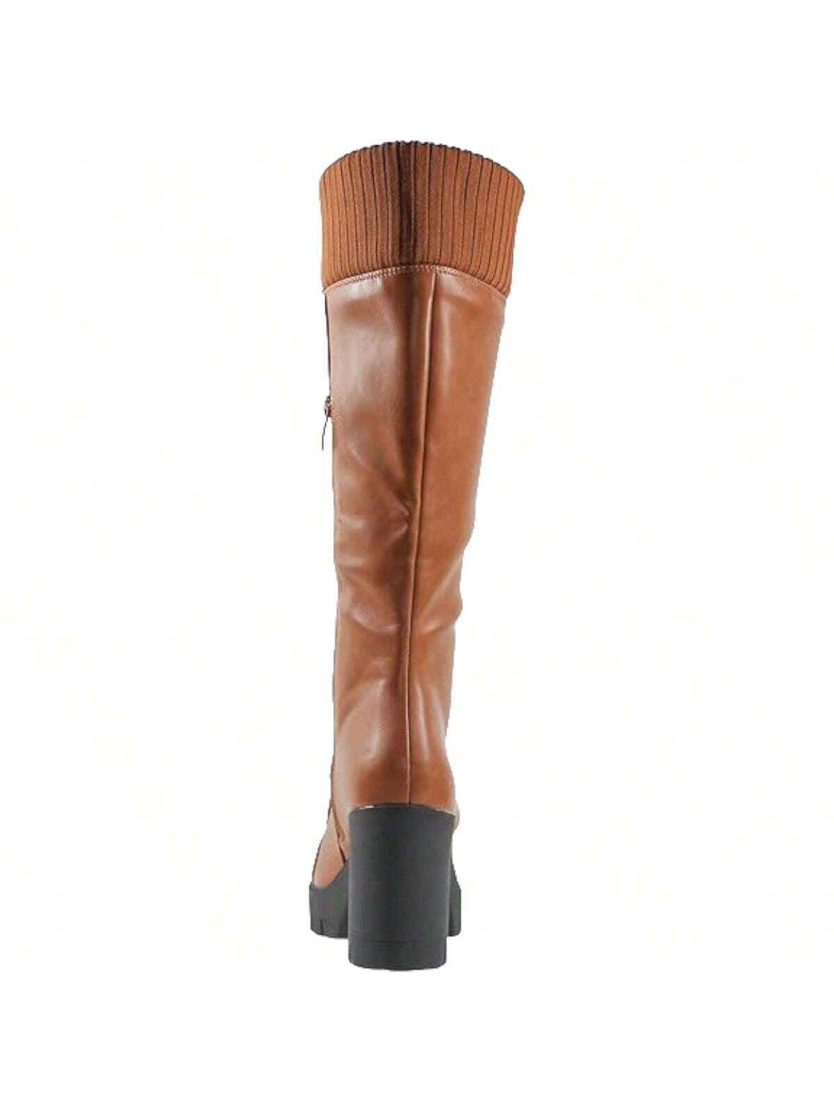 In Brown Women Knee-High Boots