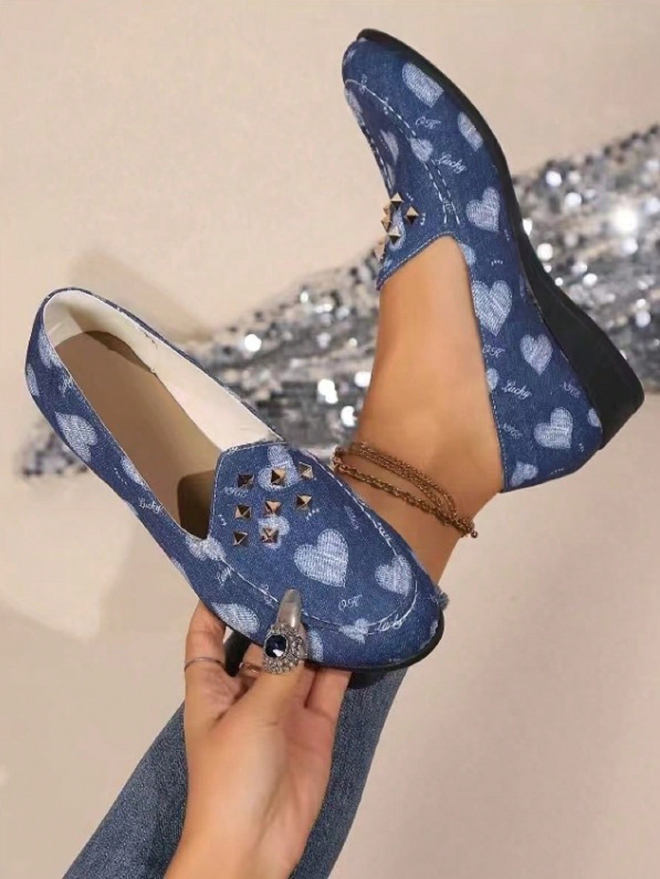 In Royal Blue Women Flats