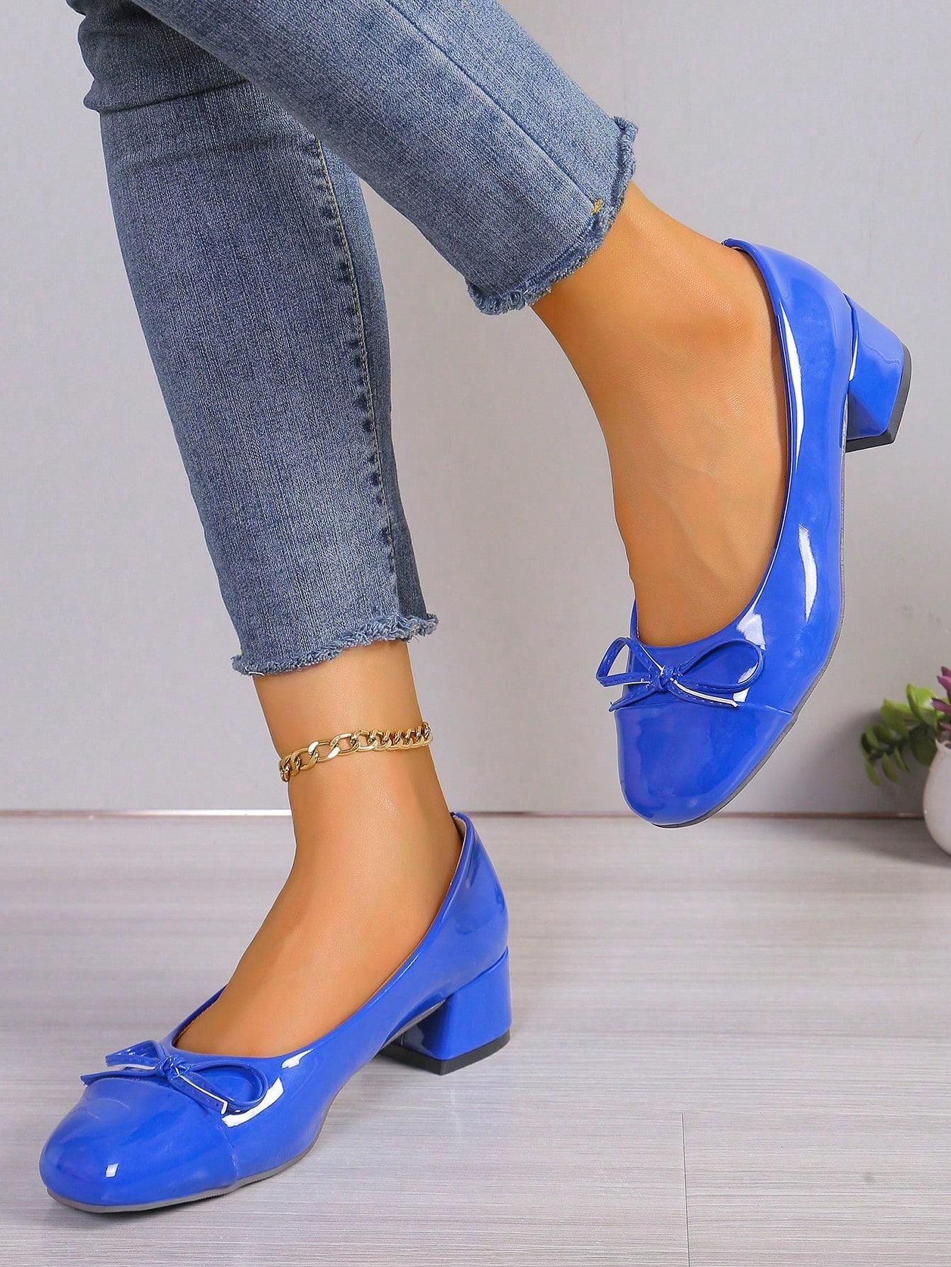 In Blue Women Pumps