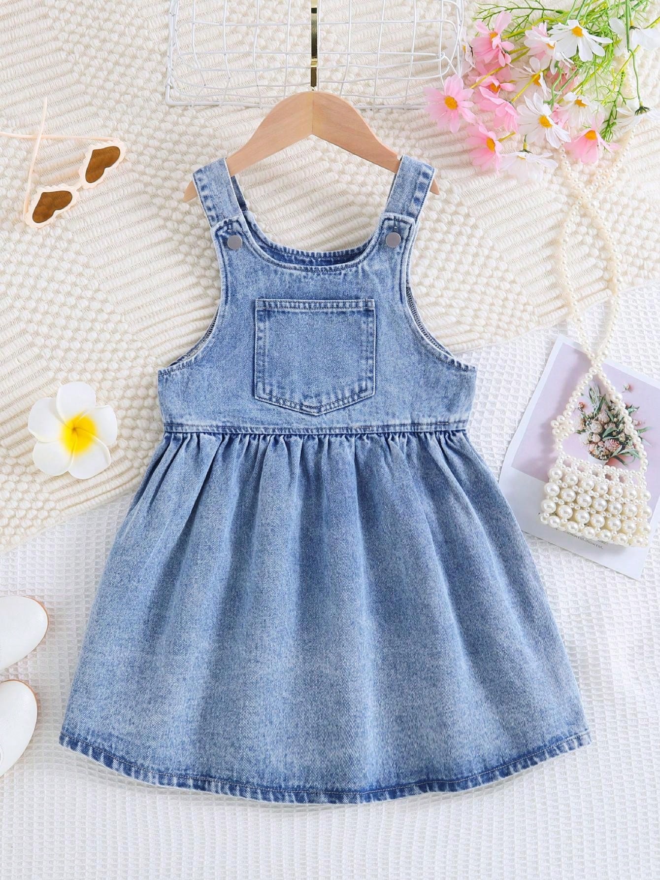 Young Girls Denim Dresses