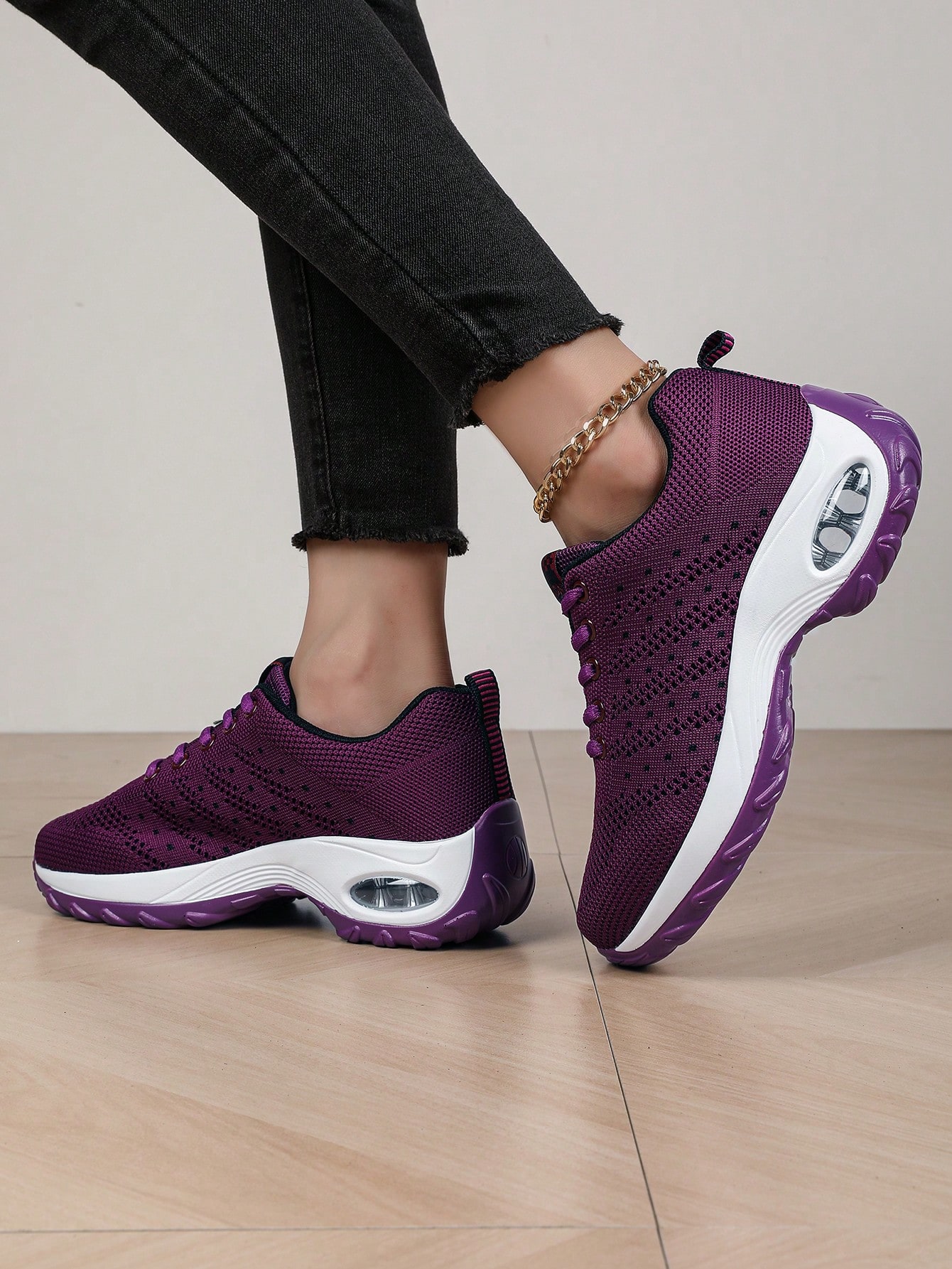 In Red Violet Women Shoes