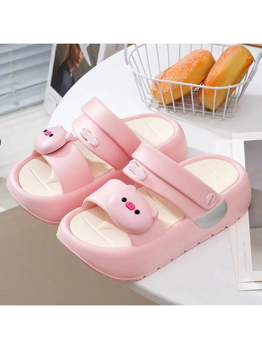 In Baby Pink Women Flat Sandals