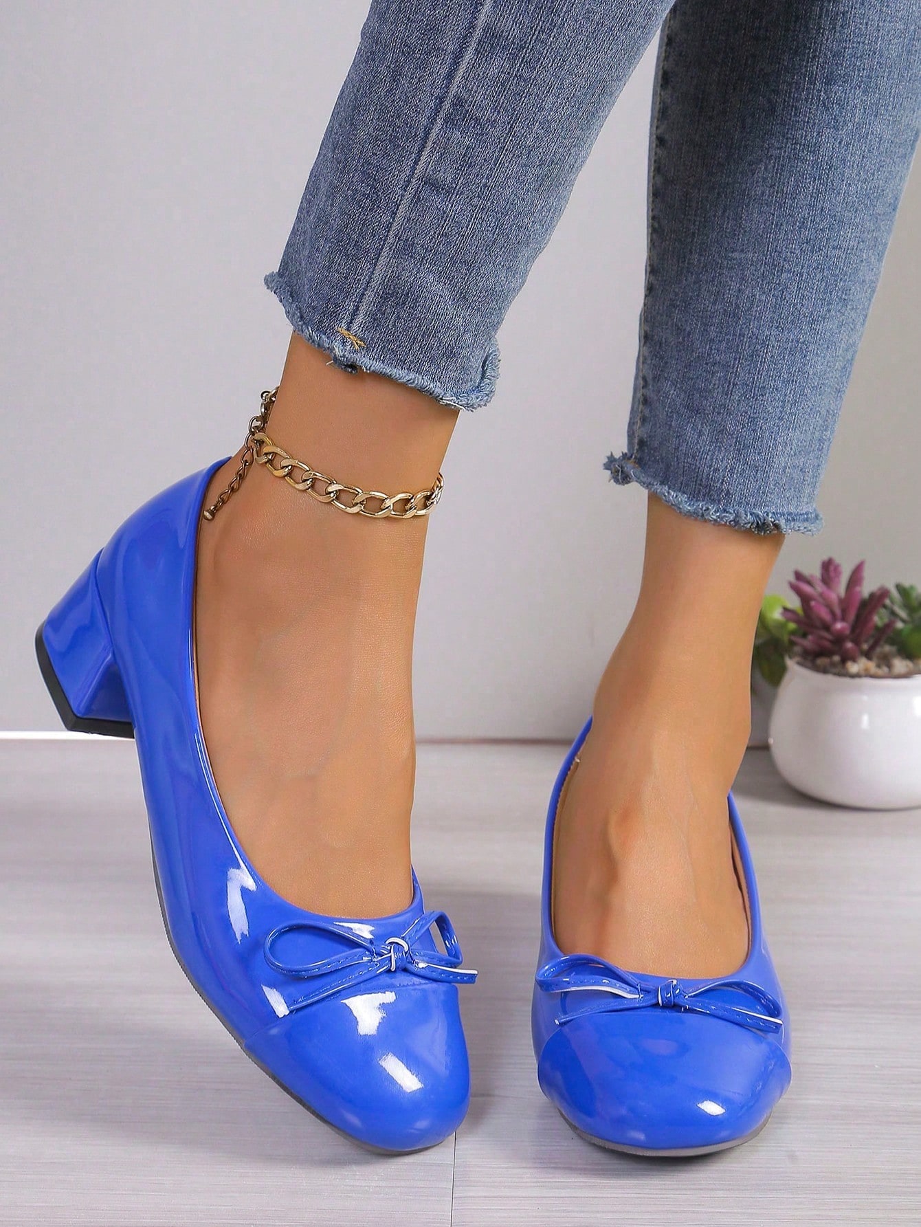 In Blue Women Pumps