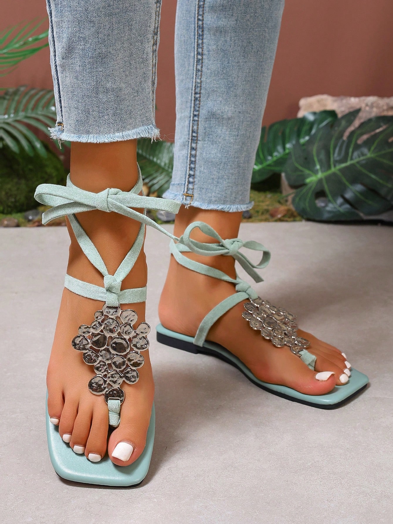 In Mint Green Women Shoes