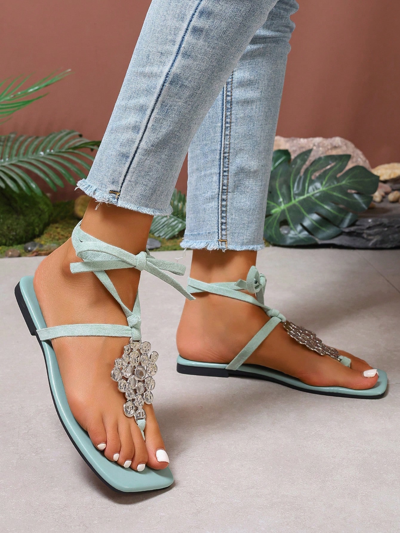 In Mint Green Women Shoes