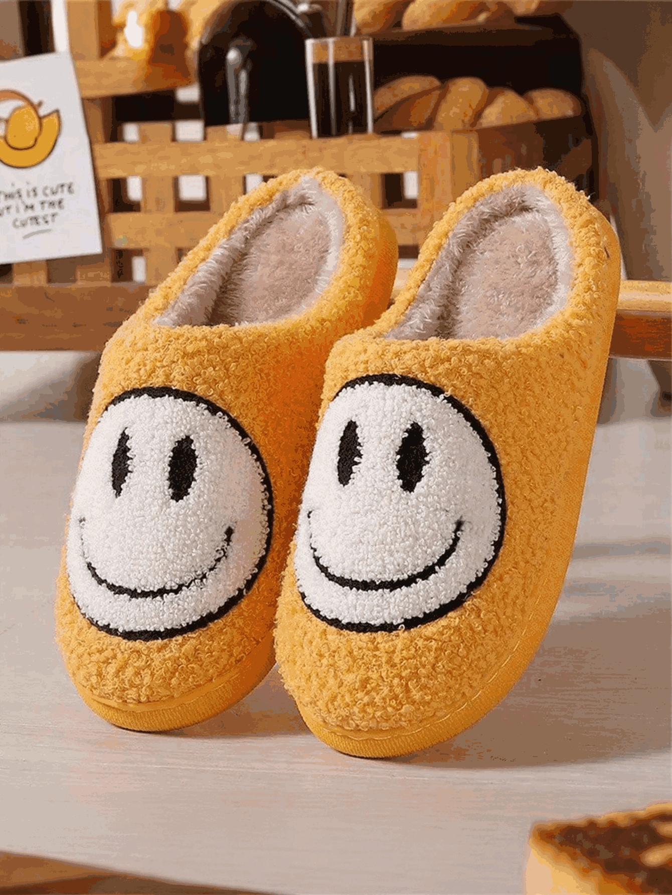 In Yellow Women Home Slippers