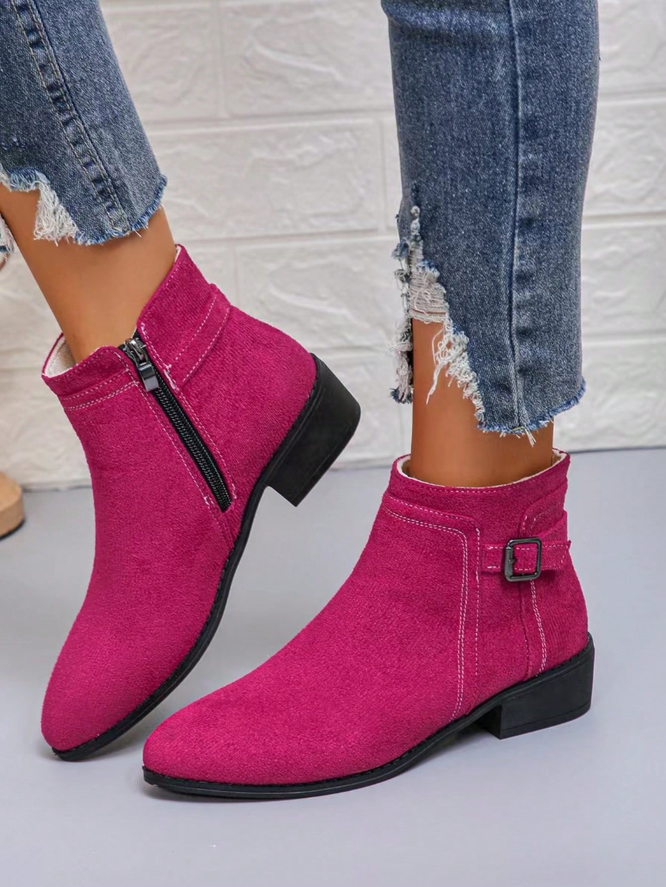 In Hot Pink Women Ankle Boots & Booties