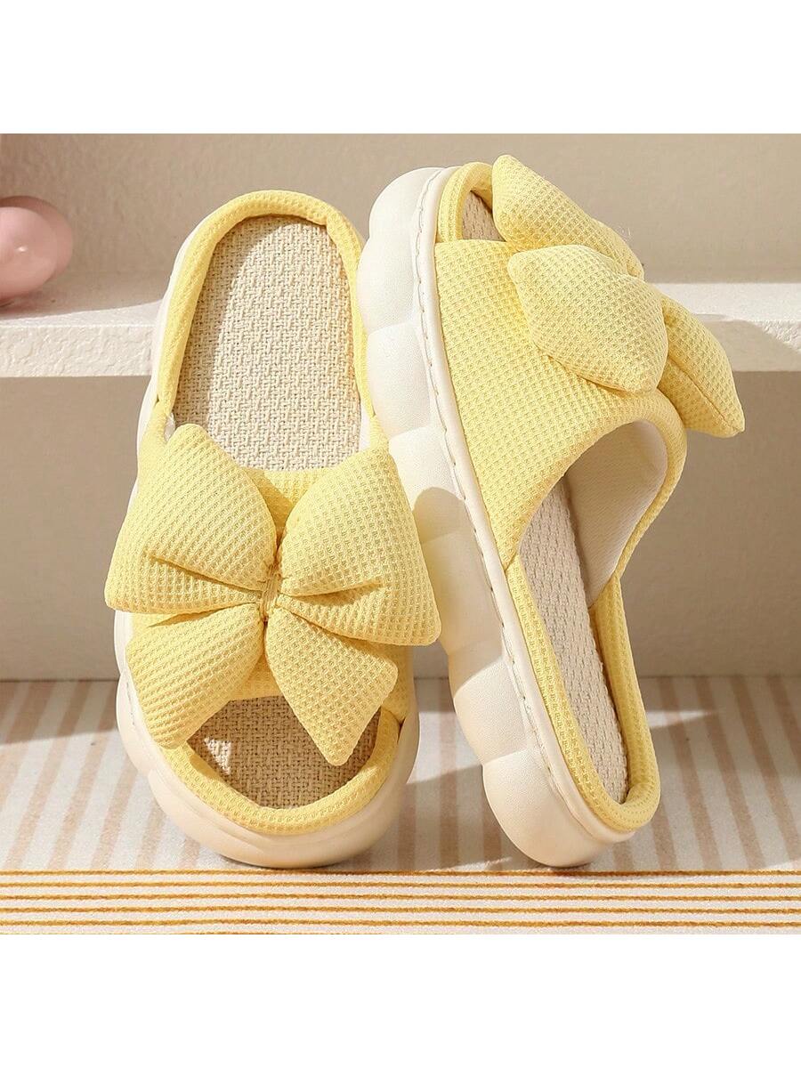 In Yellow Women Home Slippers