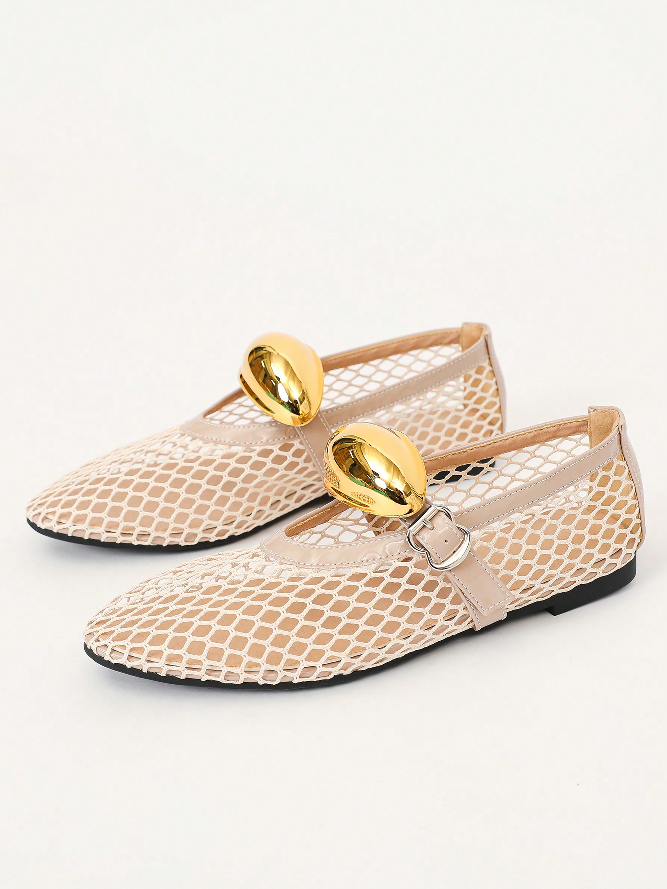 In Apricot Women Flats