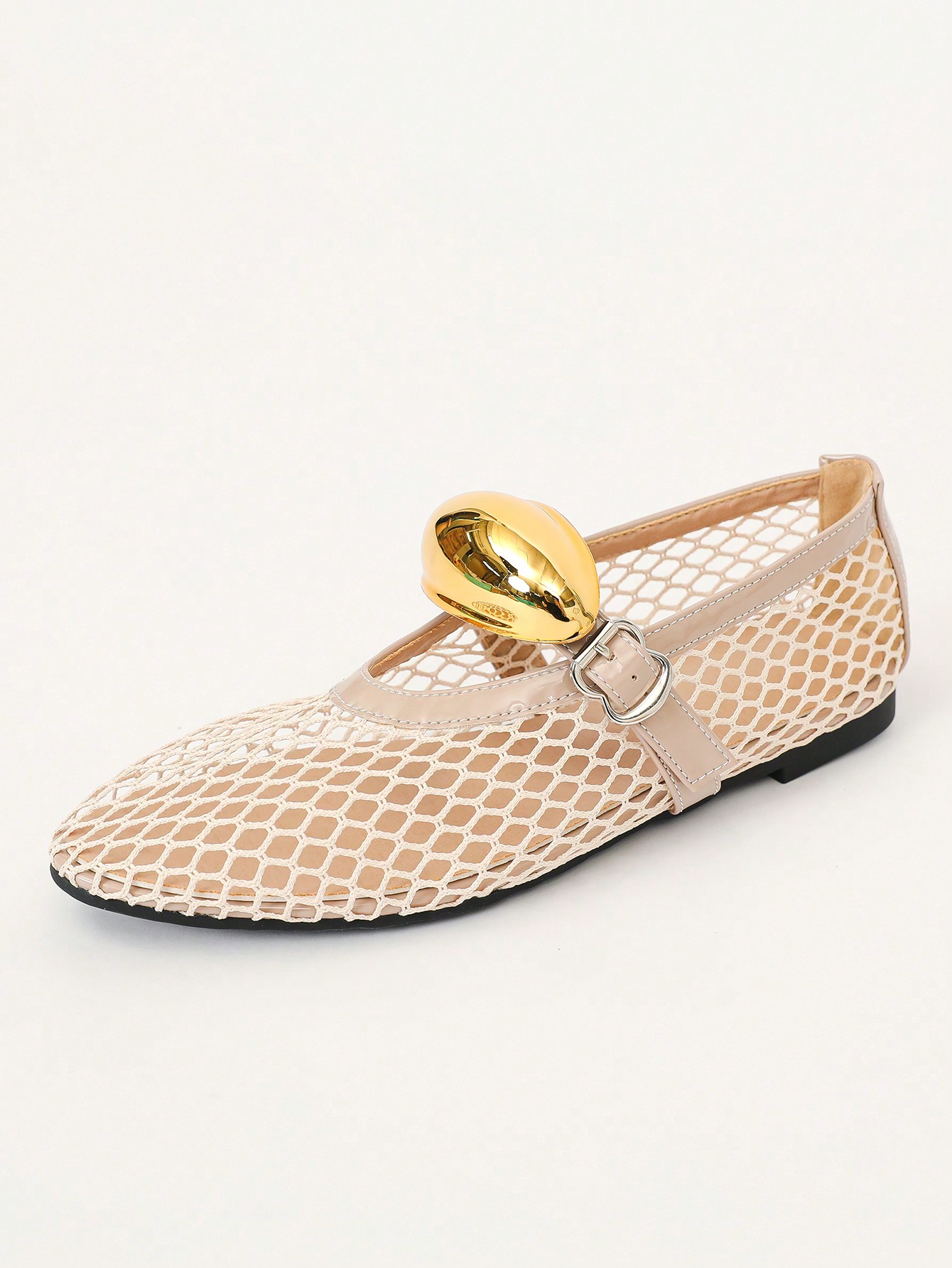 In Apricot Women Flats