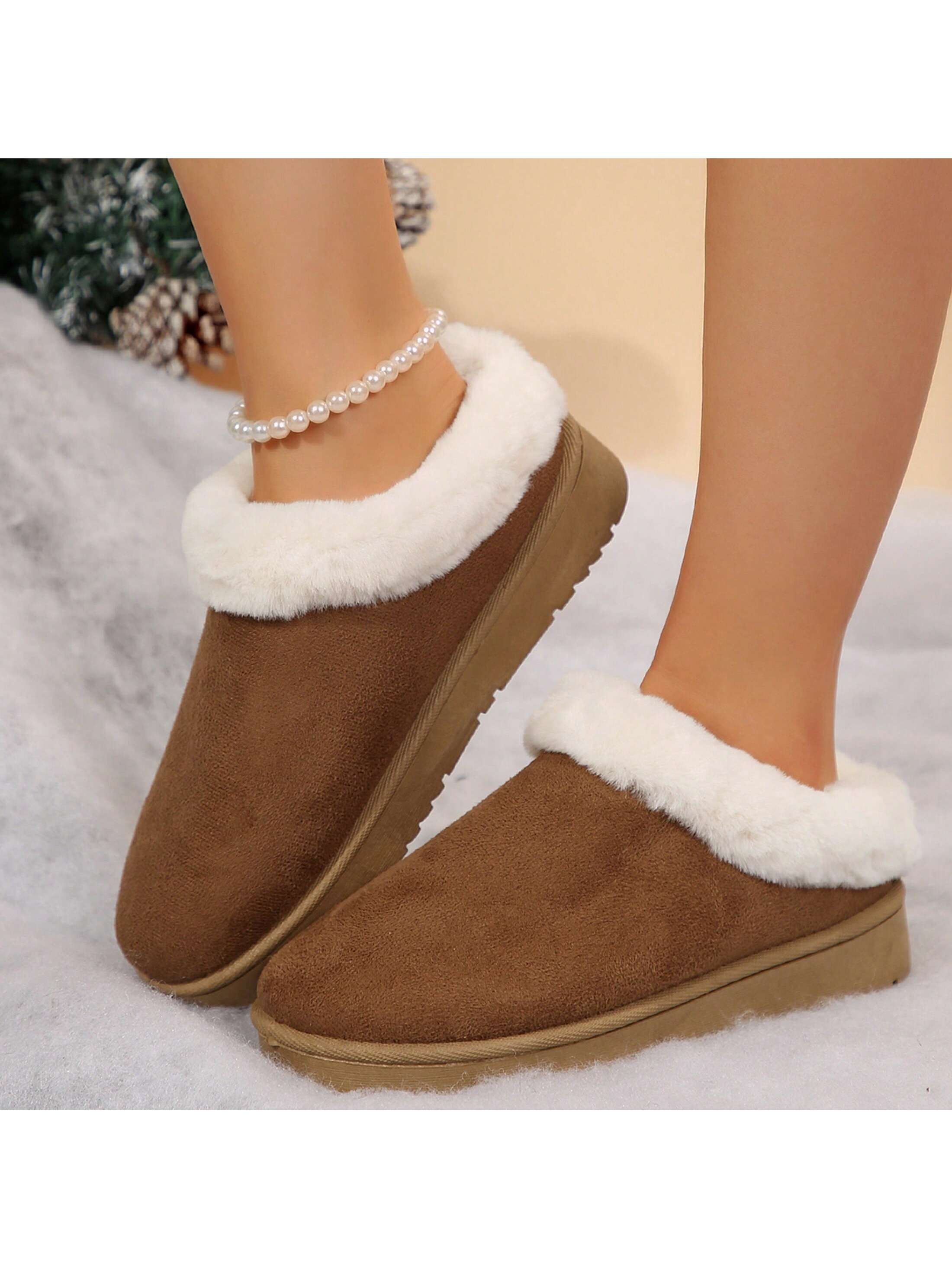 In Khaki Women Home Slippers