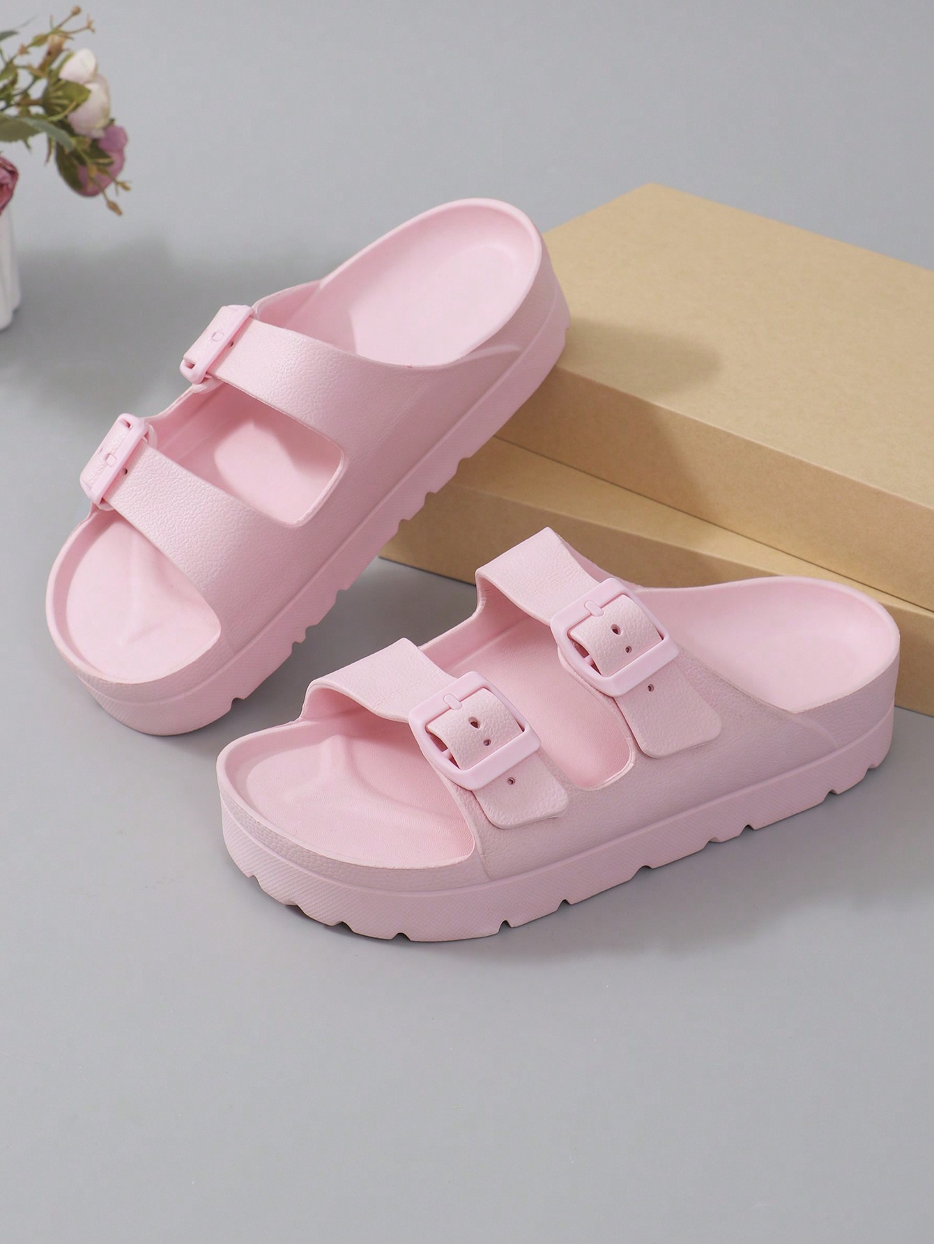 In Pink Women Flat Sandals