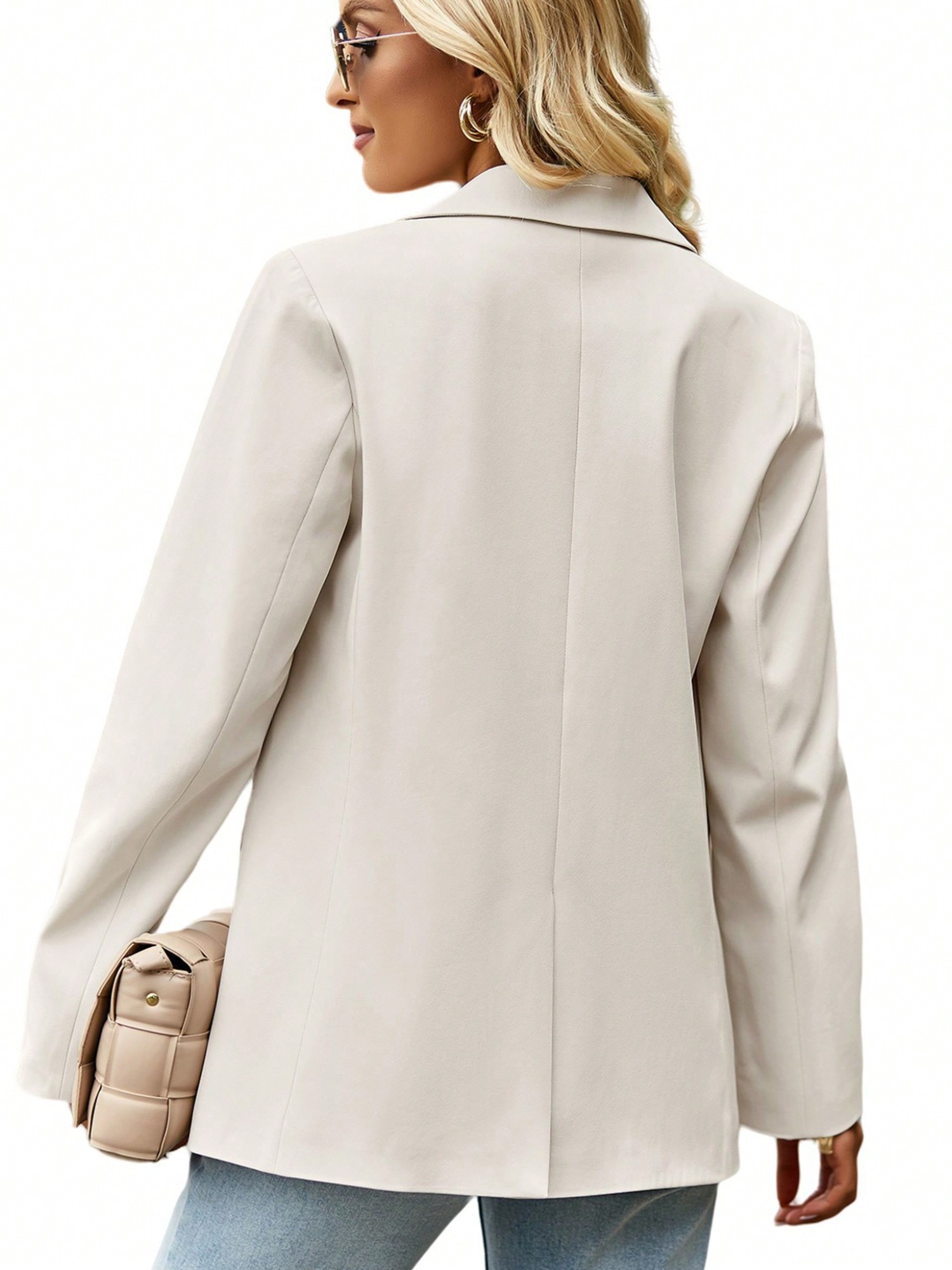 In Beige Women Outerwear