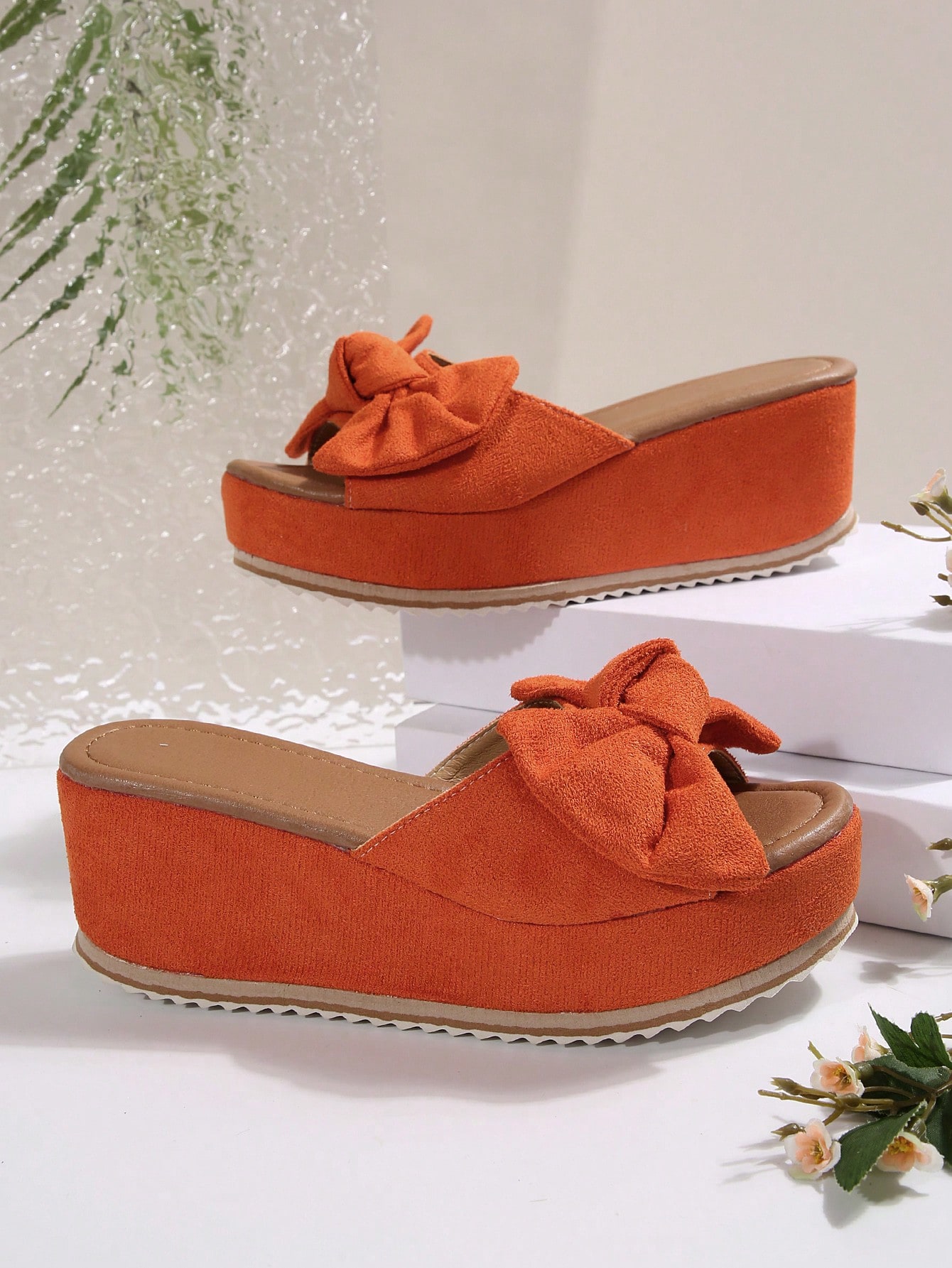 In Orange Women Platforms & Wedge Sandals