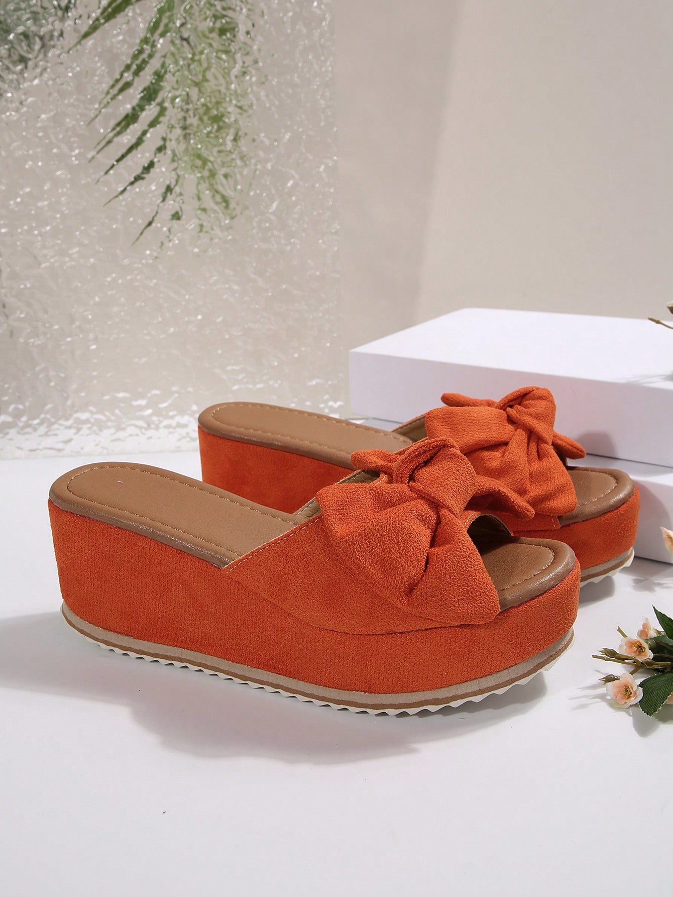 In Orange Women Platforms & Wedge Sandals