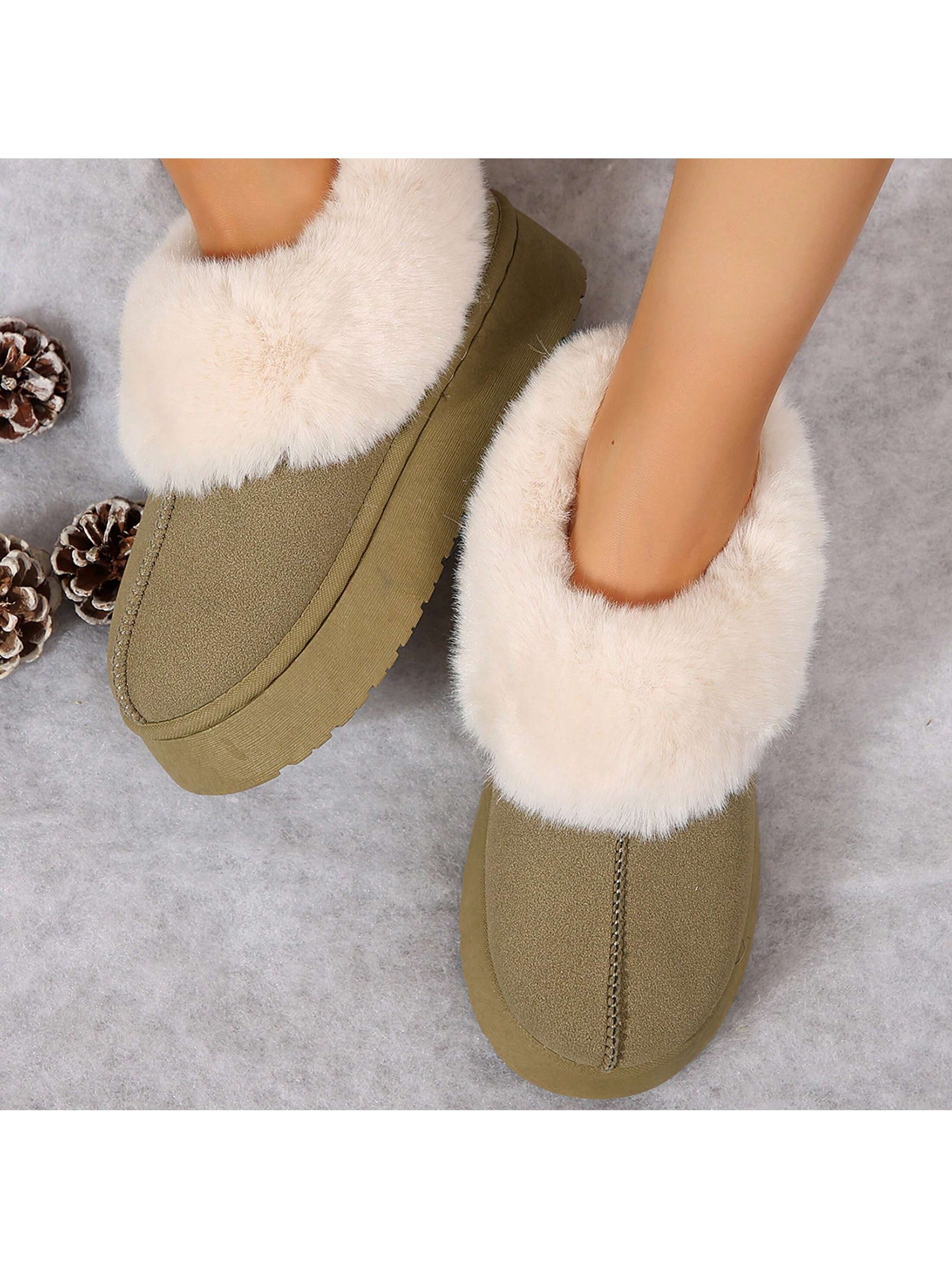 In Khaki Women Home Slippers