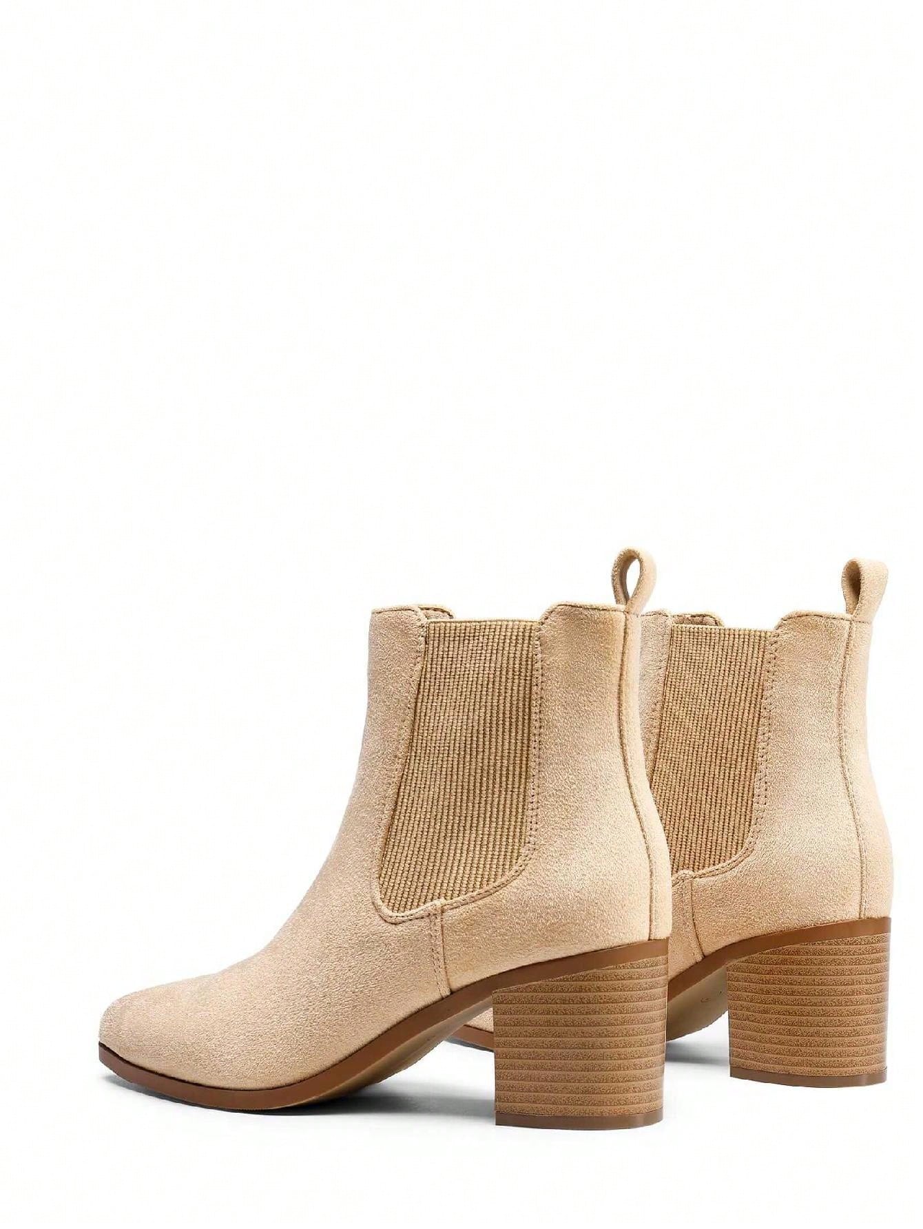 In Beige Women Fashion Boots