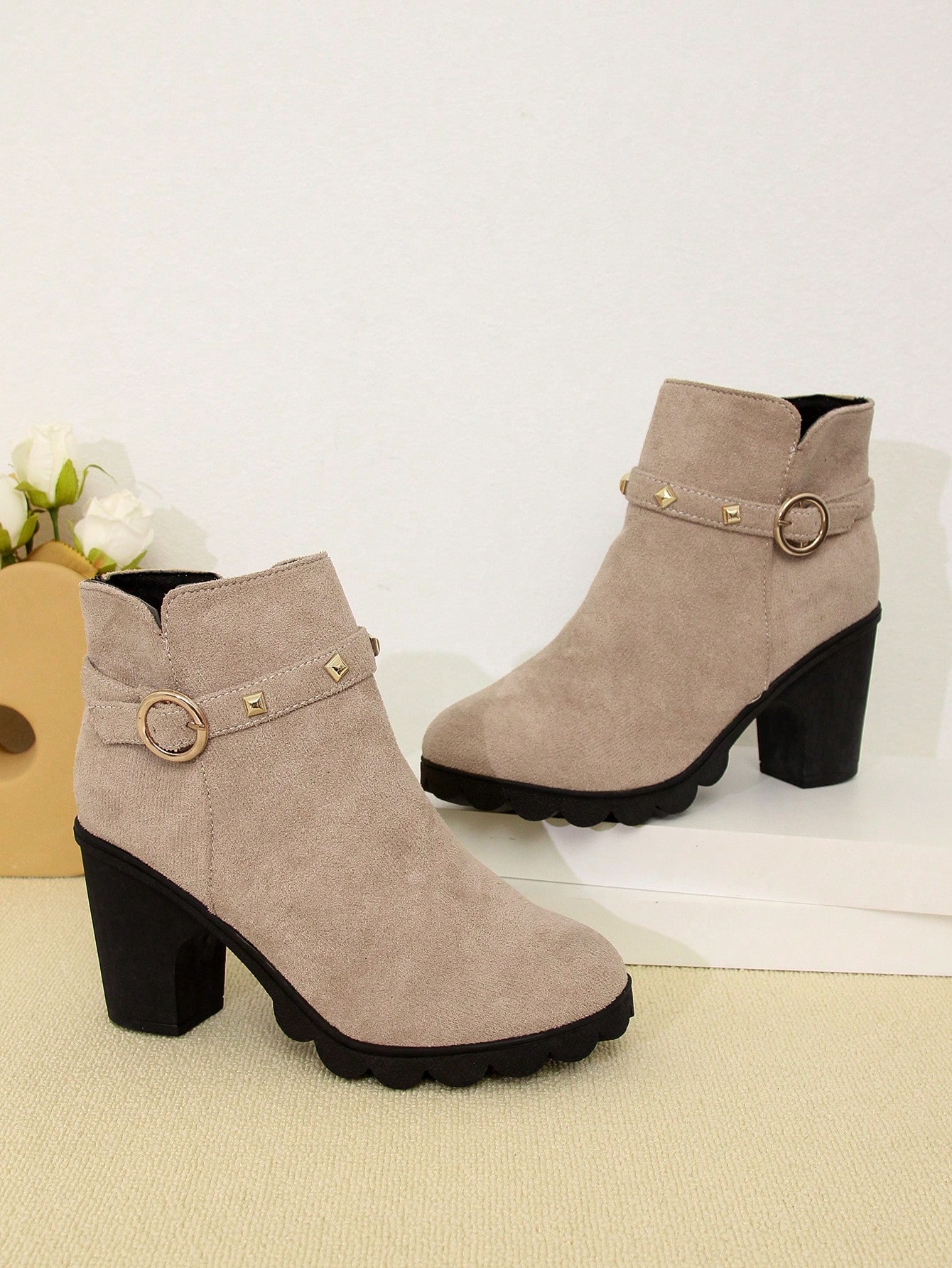 In Khaki Women Ankle Boots & Booties