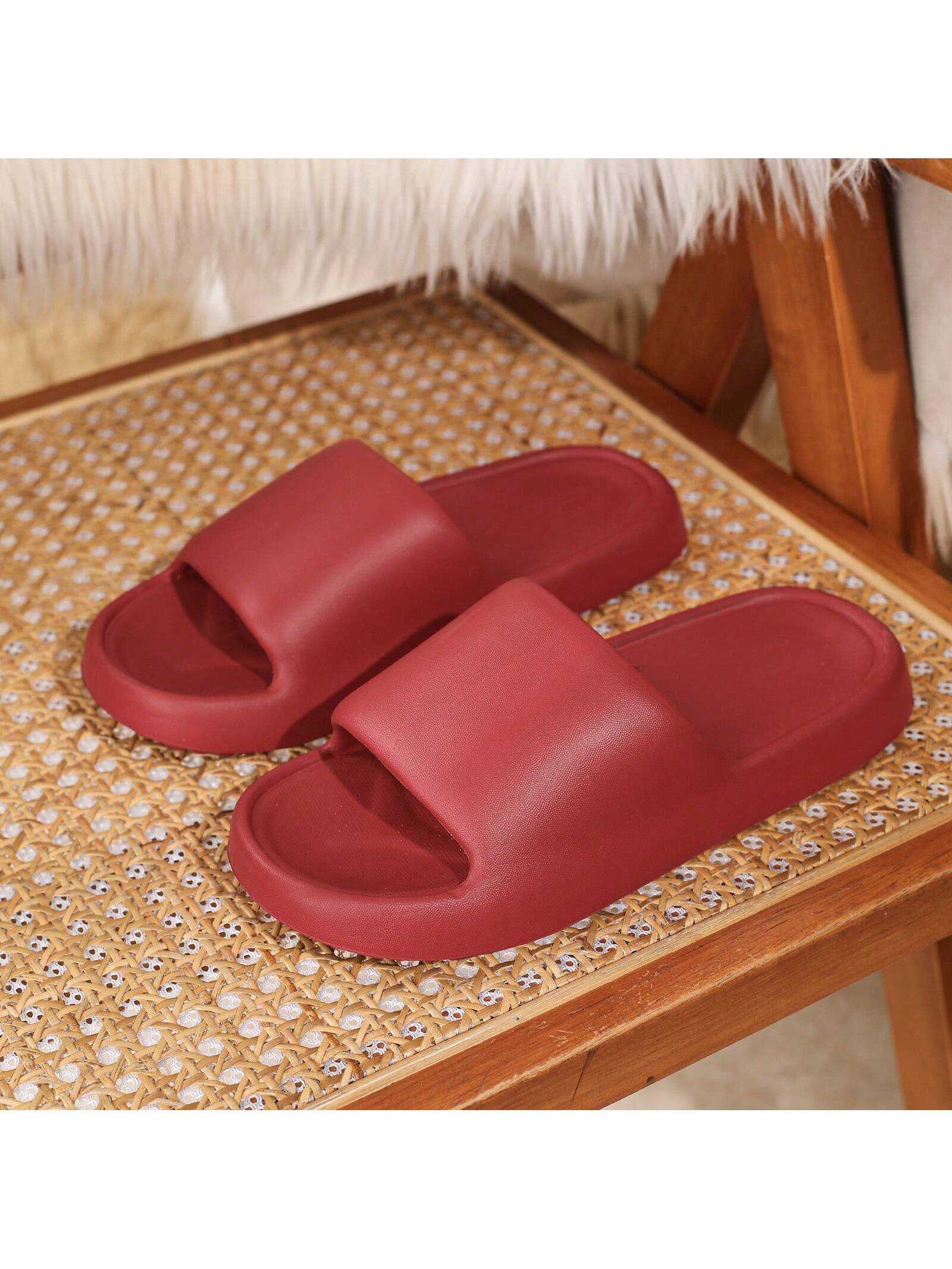 In Red Women Home Slippers