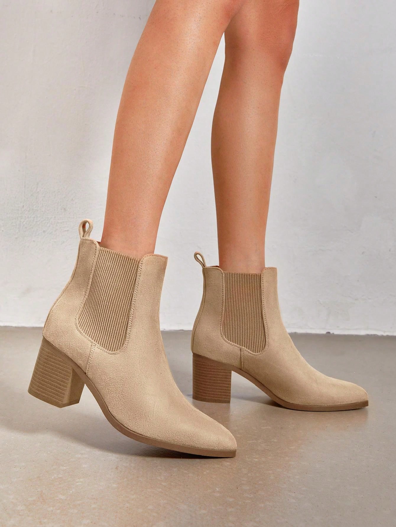 In Beige Women Fashion Boots