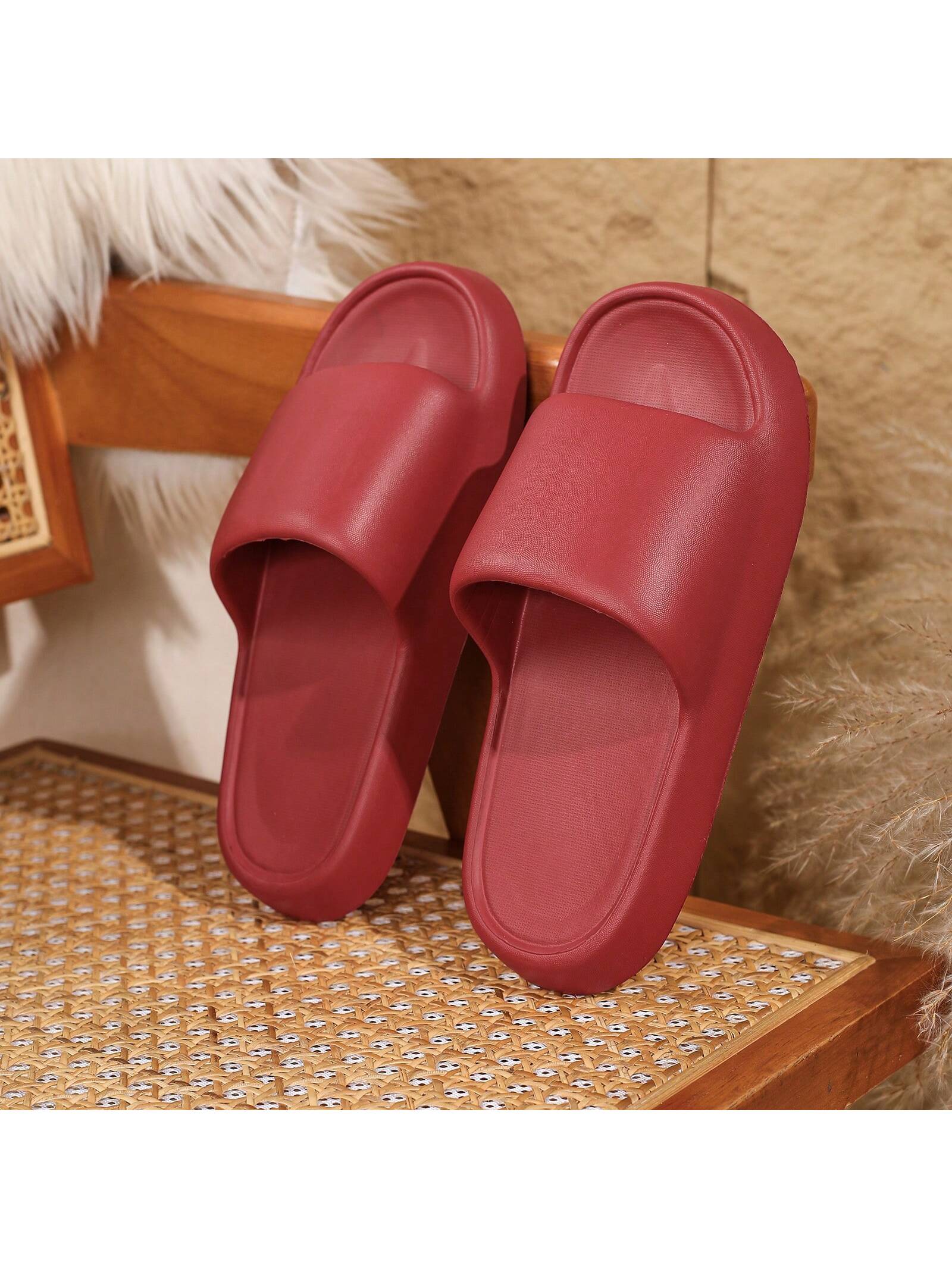 In Red Women Home Slippers