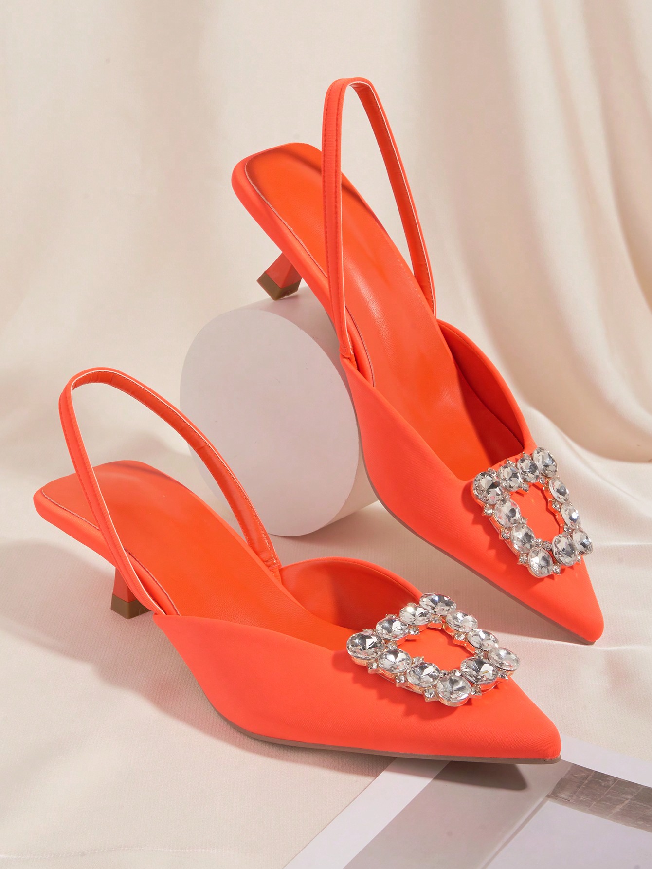 In Orange Women Pumps