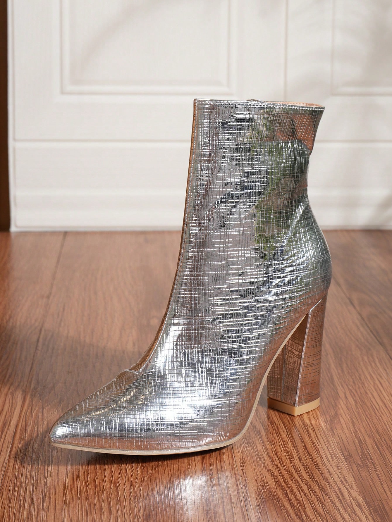 In Silver Women Ankle Boots & Booties